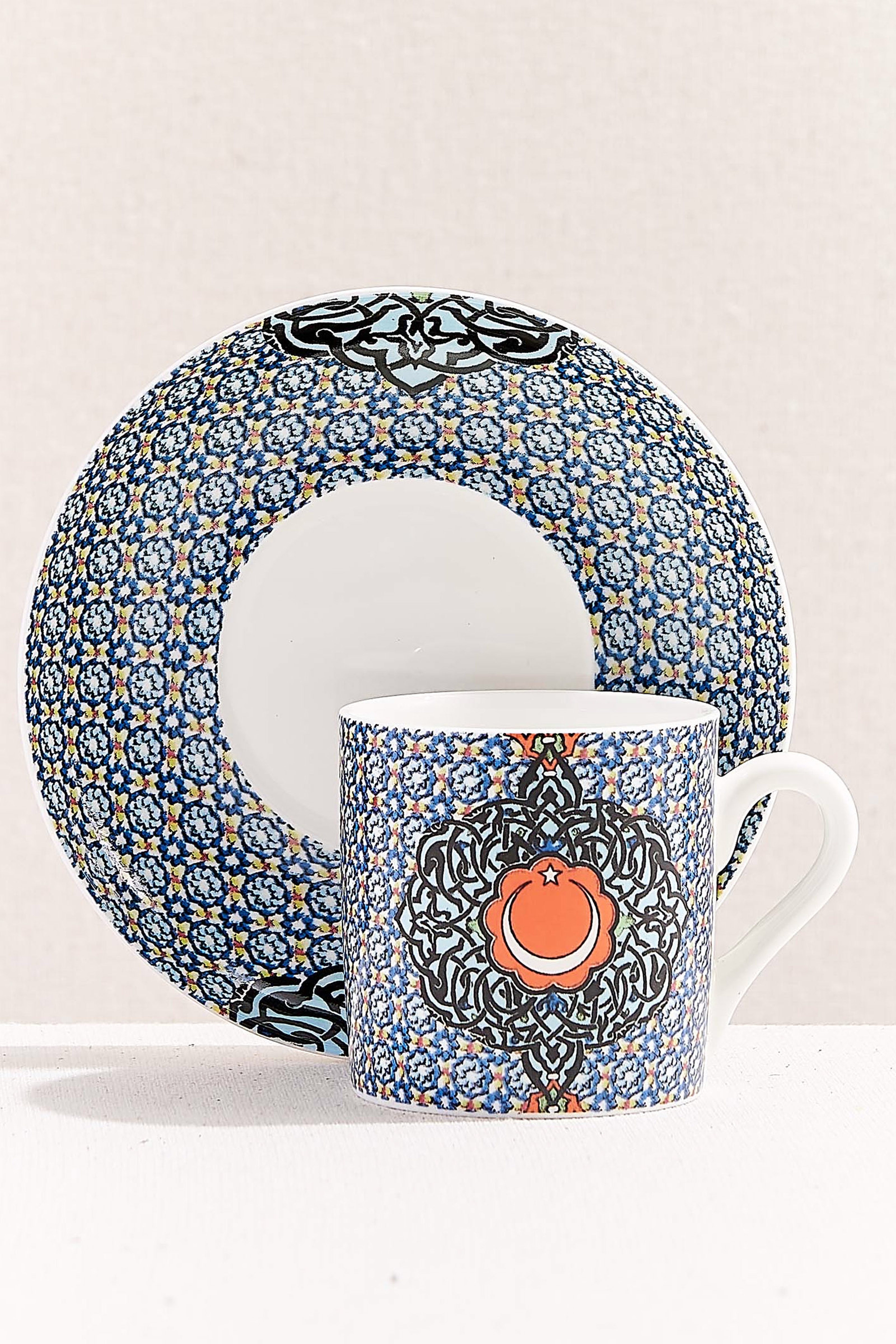 Kutahya Ayyıldız Fincan 2'li Set