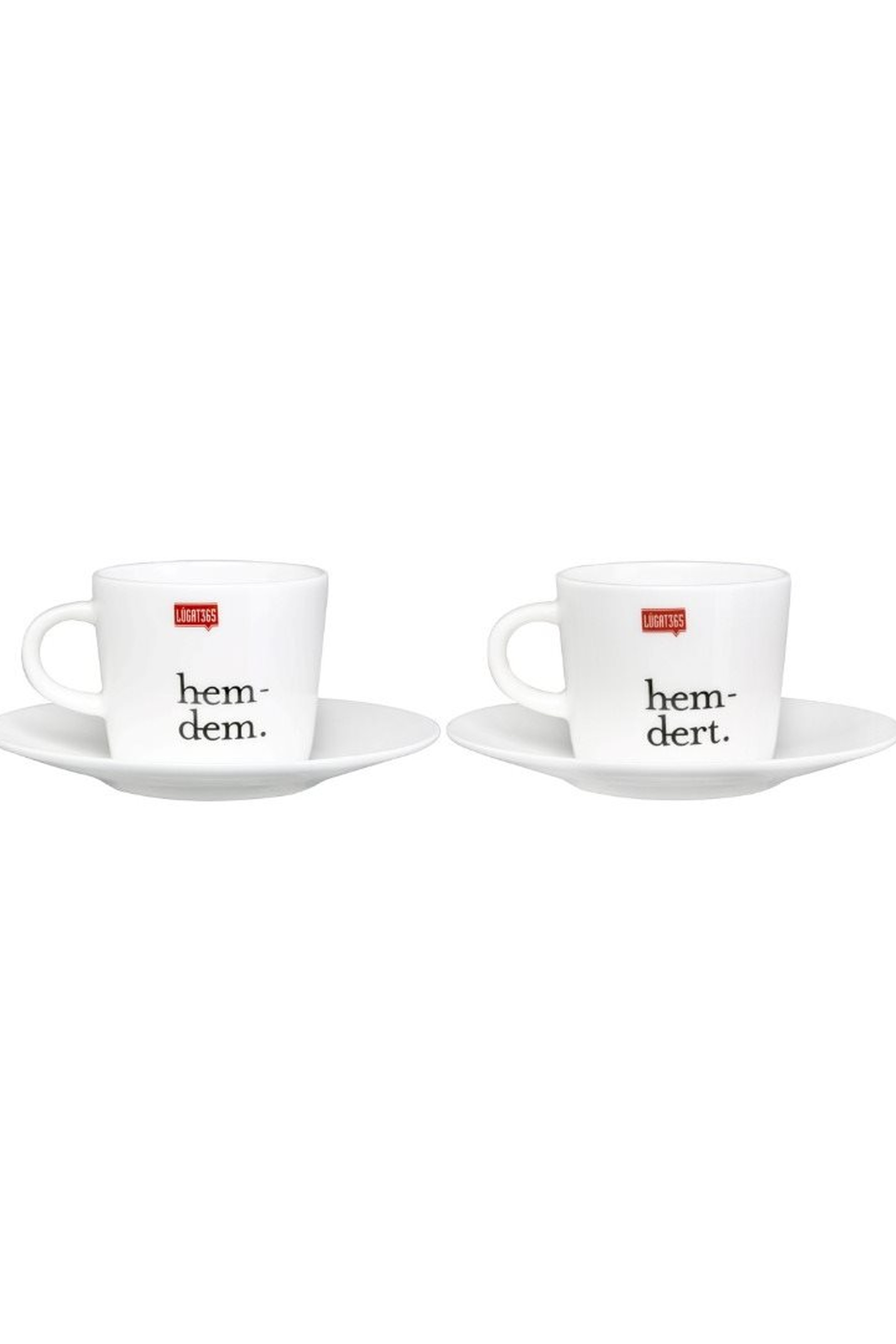 Hemdem Hemdert Porselen Fincan Seti 2'li
