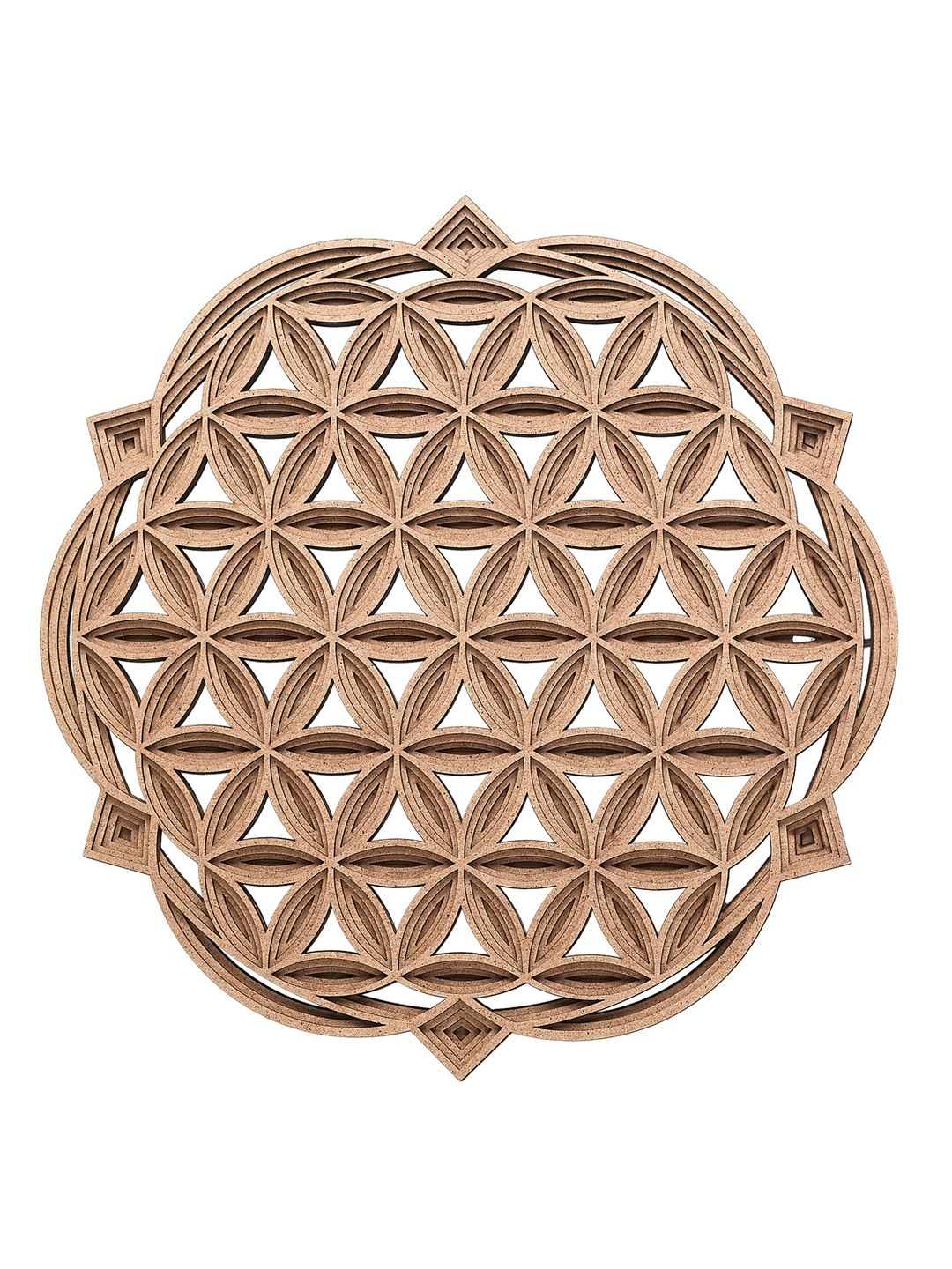Yasam Çiçeği Dekoratif Mandala Cap 37 Cm