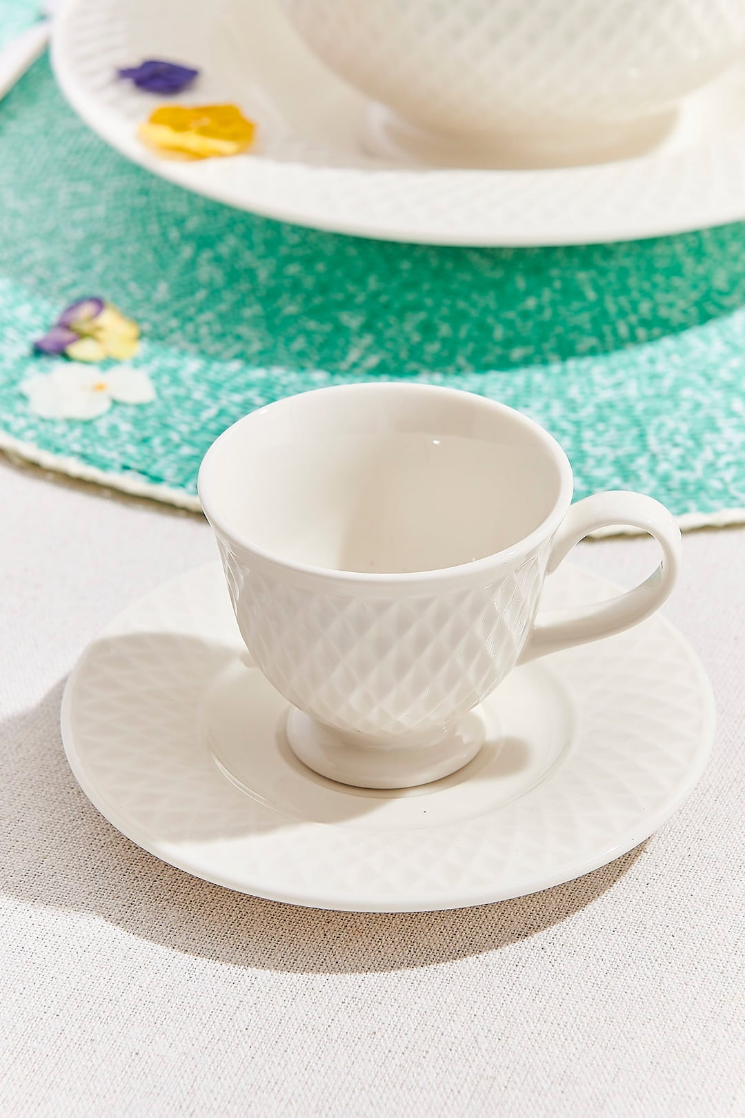 Eclat Porselen Espresso Fincanı Krem