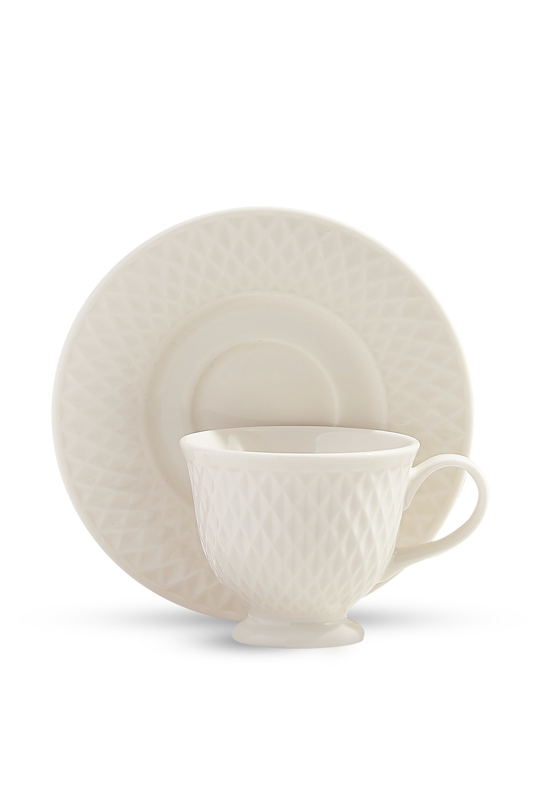 Eclat Porselen Espresso Fincanı Krem