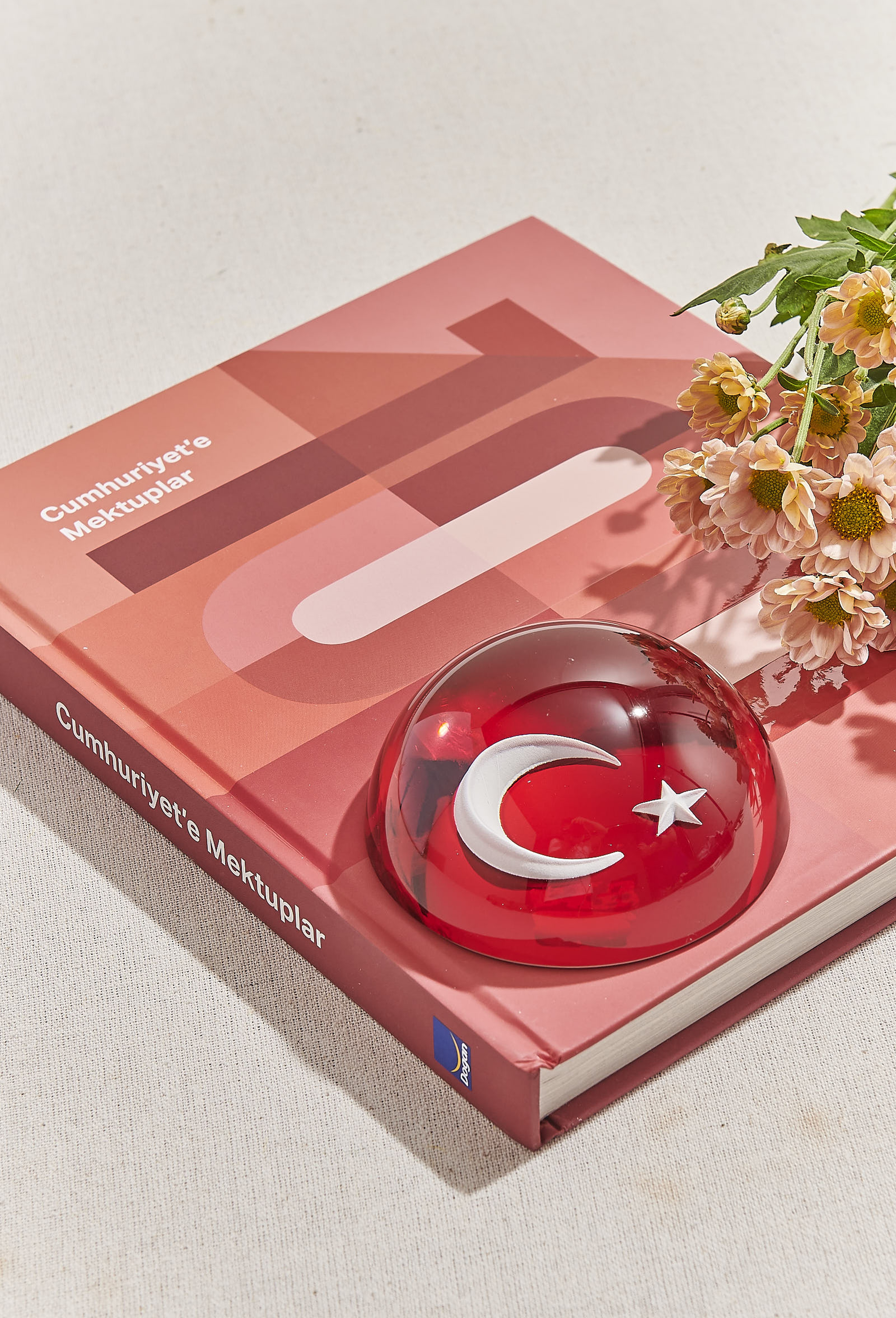 Ayyıldız Kağıt Ağırlığı Kırmızı