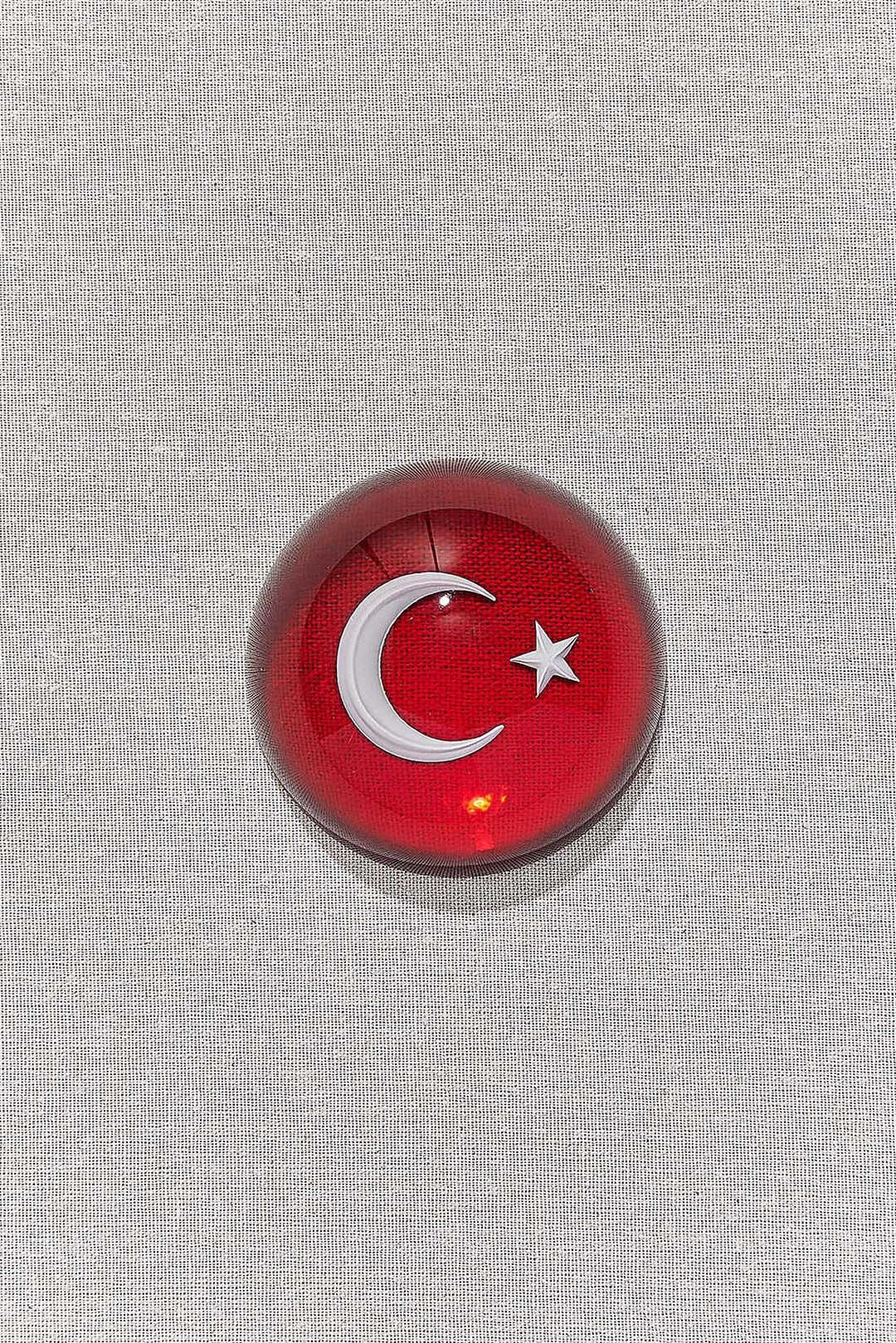 Ayyıldız Kağıt Ağırlığı Kırmızı