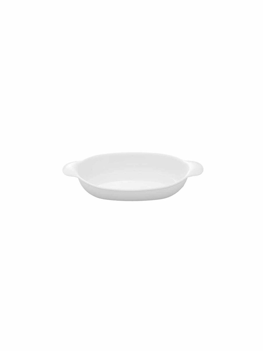 Organic Porselen Oval Fırın Kabı 36 cm Beyaz