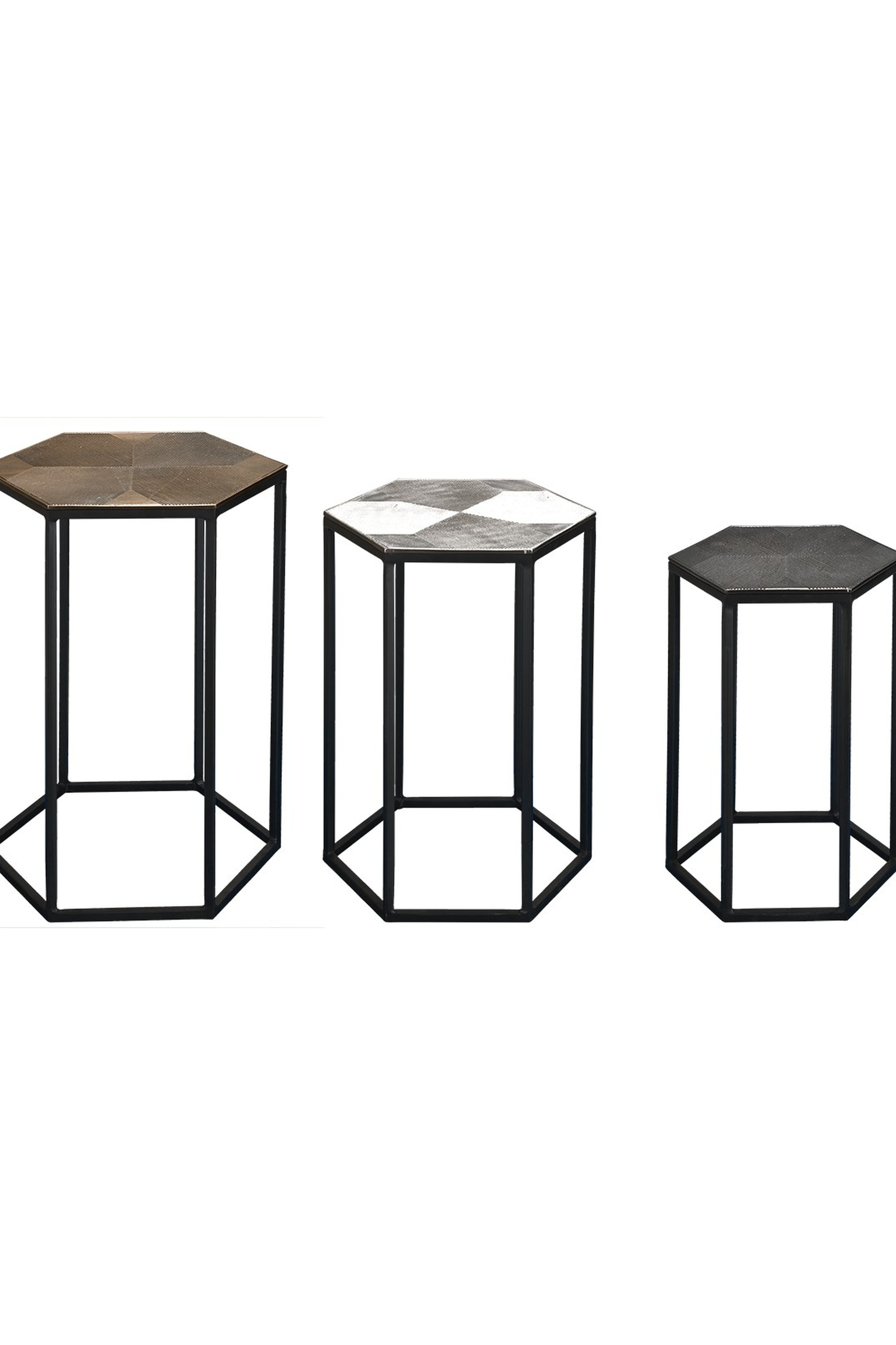 Nesting Metal Sehpa Seti 3'lü