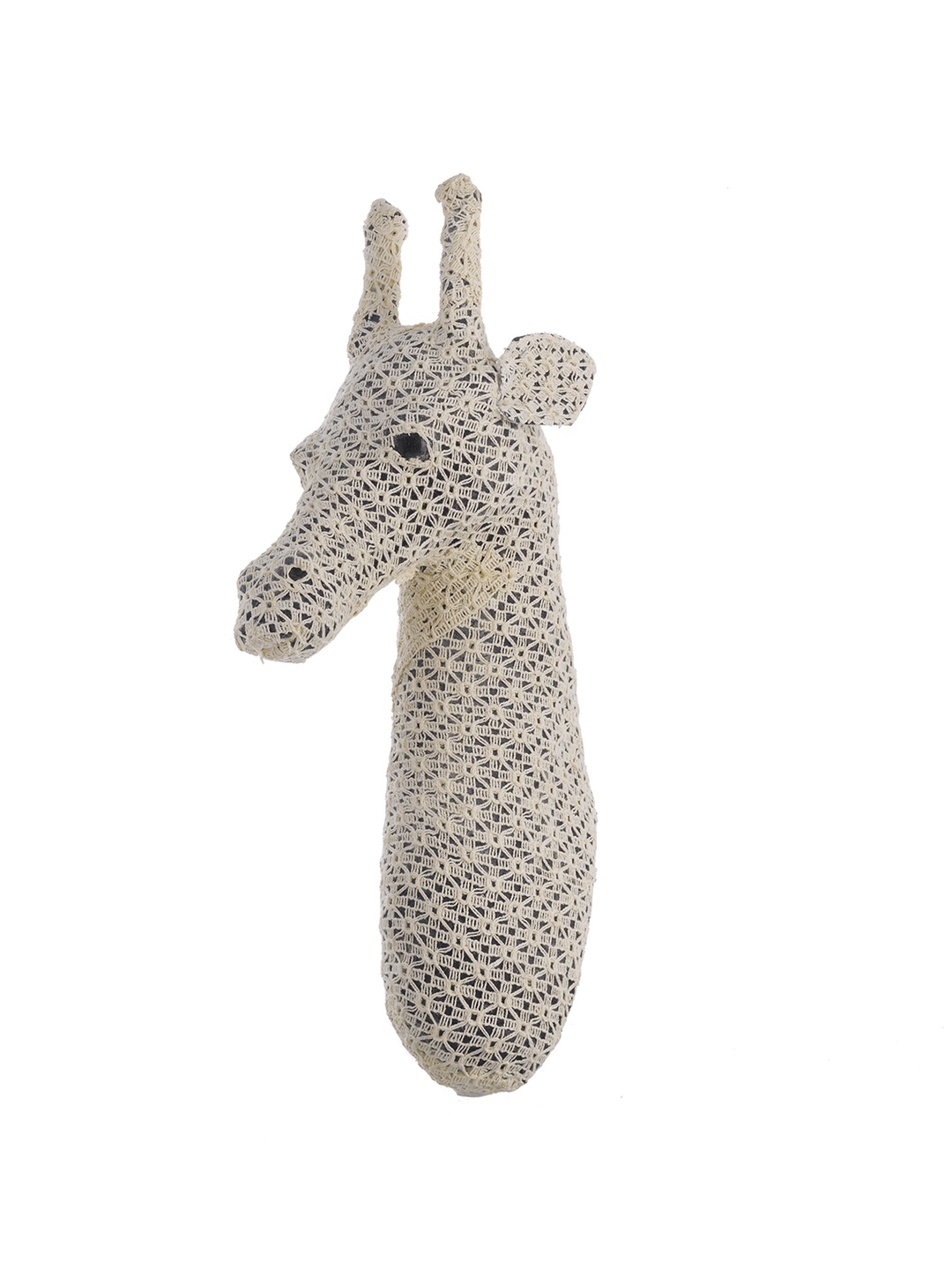 Beyaz Giraffe Dantel Duvar Süsü