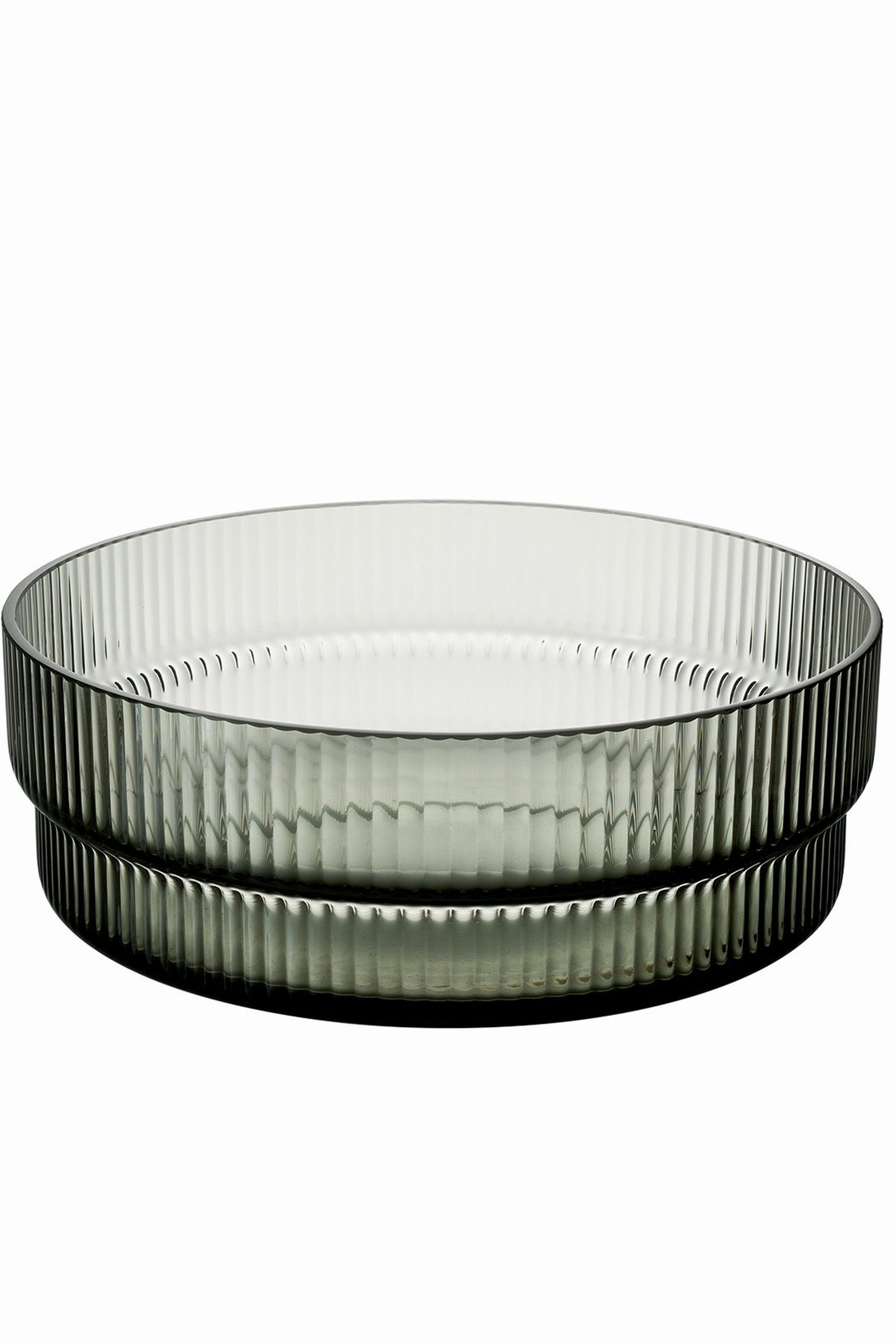 Smoked Erdem Akan Ripples Bowl 26.5 Cm