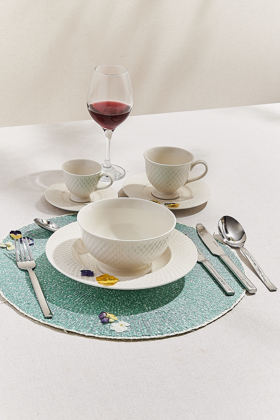 Eclat Porselen Espresso Fincanı Krem