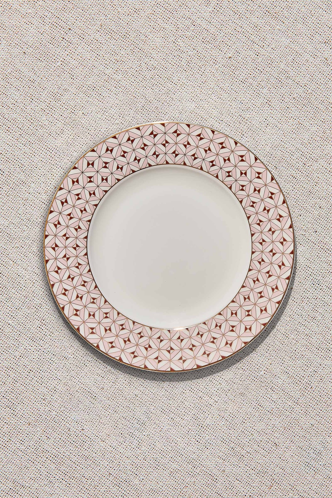Rosado Porselen Pasta Tabağı Pembe