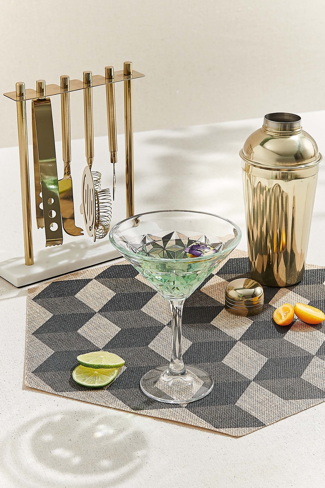 Glitter Kokteyl Shaker Gold