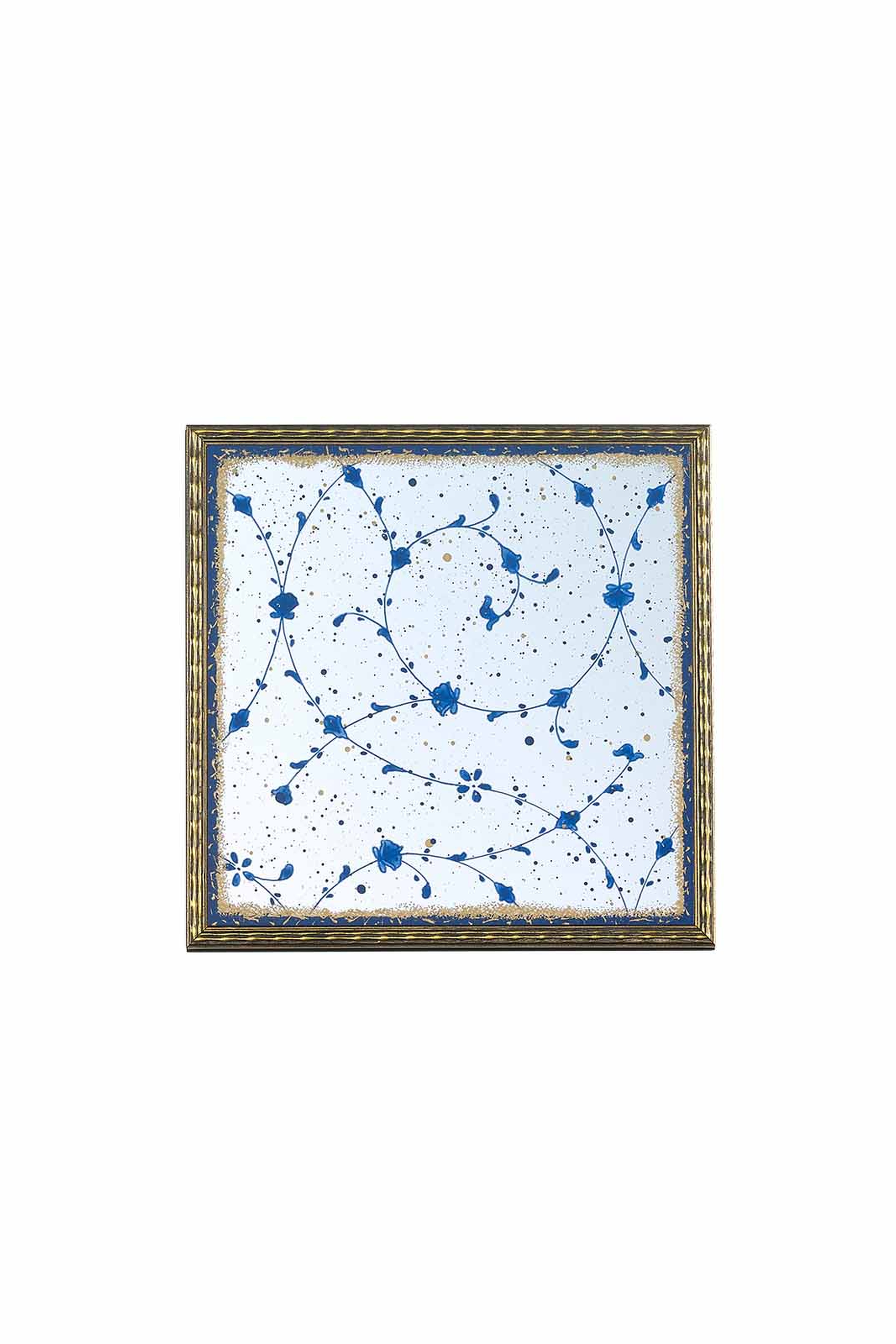 Haliç İşi Desen Ayna 22x22 Cm