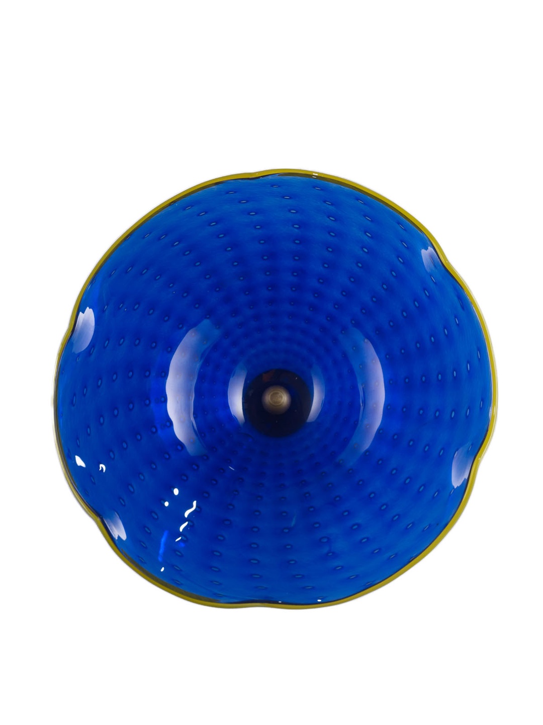 Retro Duvar Tabağı Kobalt 35 cm
