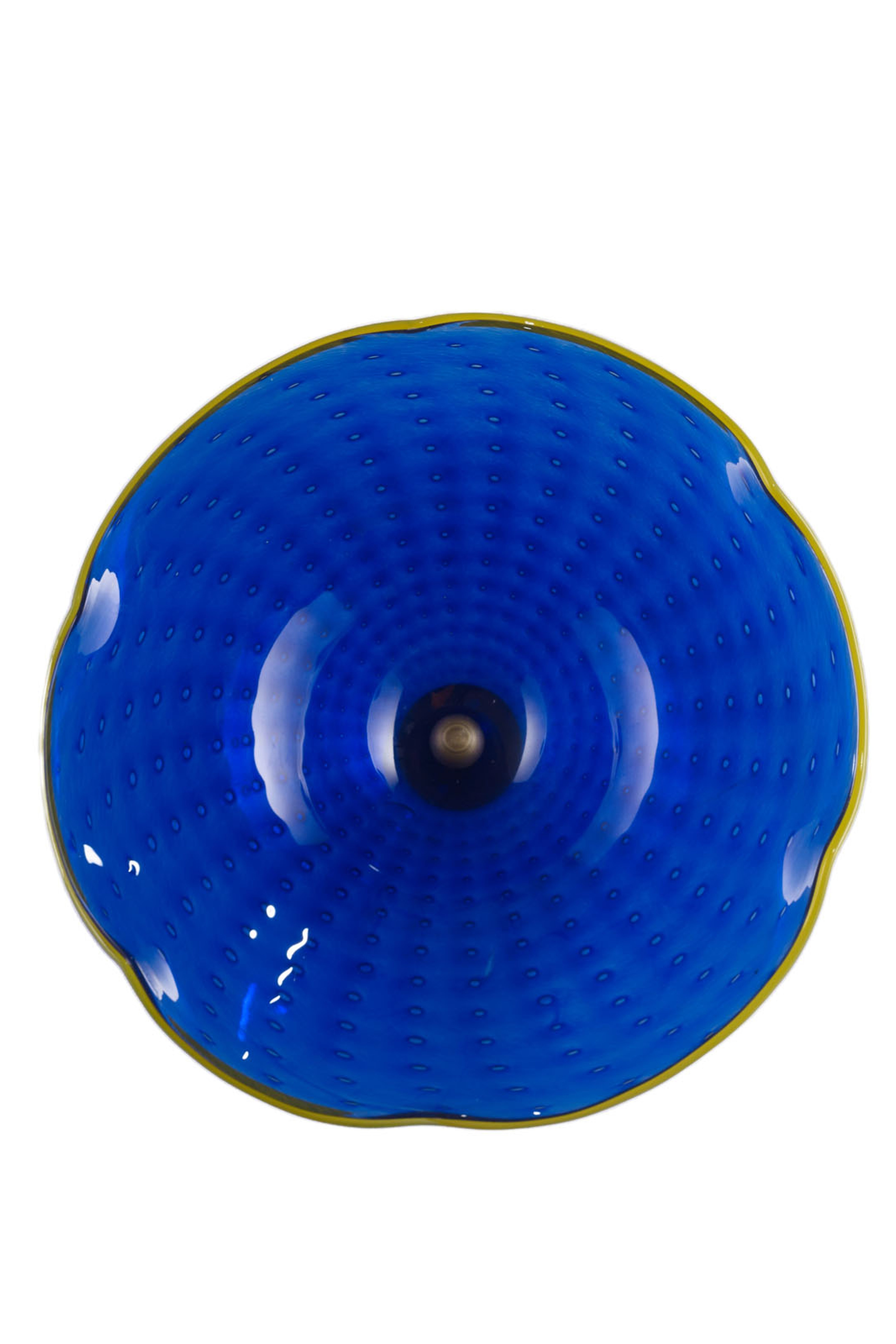 Retro Duvar Tabağı Kobalt 35 cm