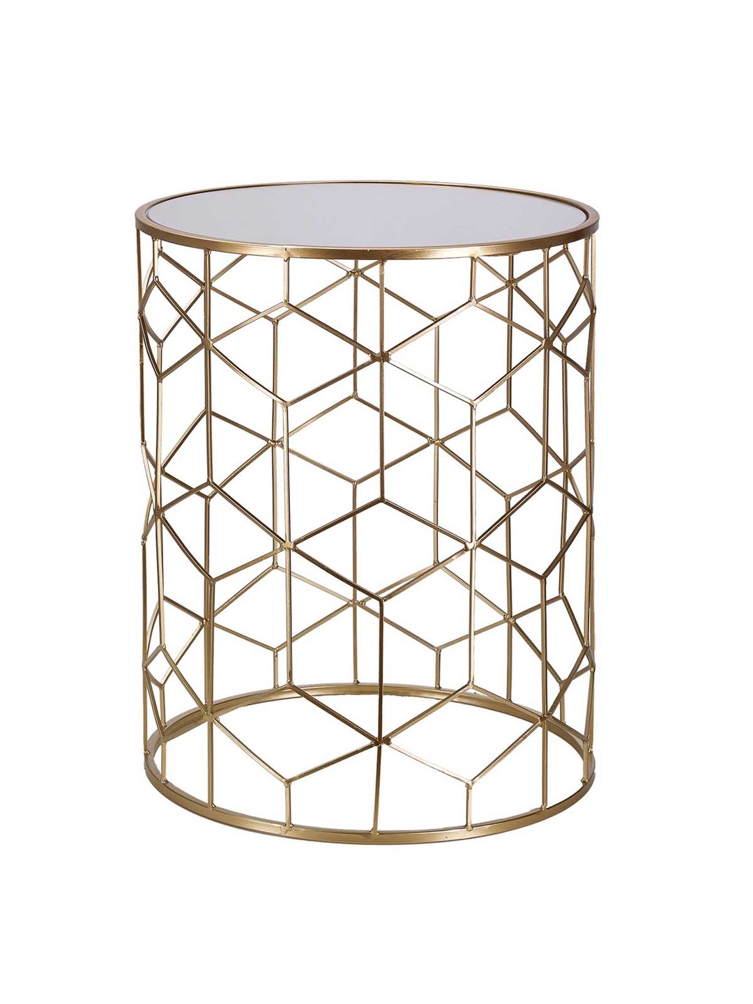 Diamond Metal Sehpa S Gold