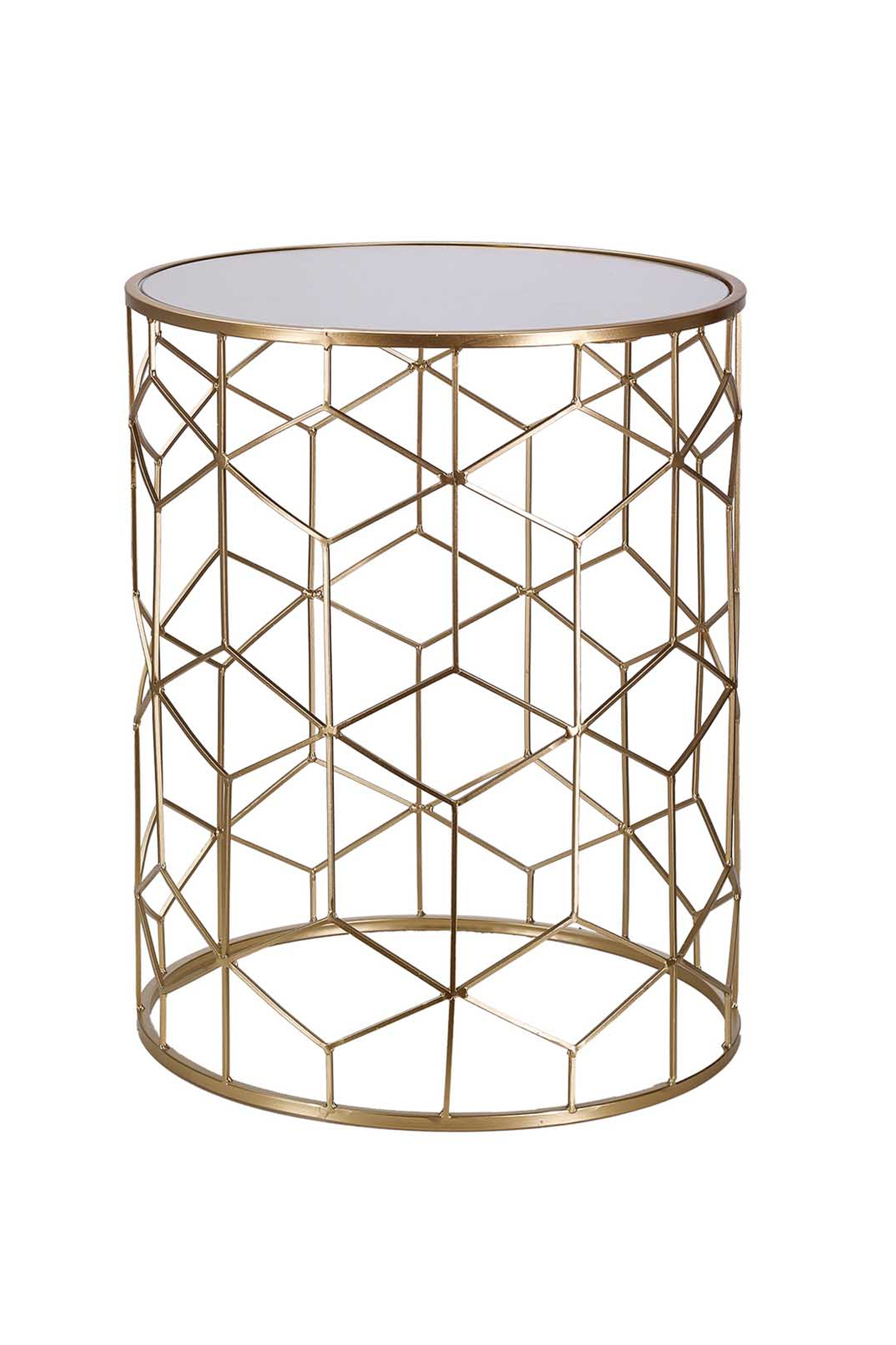 Diamond Metal Sehpa S Gold