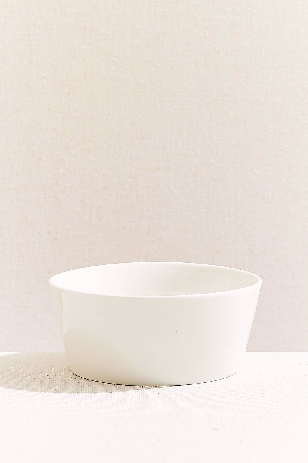 Solid Porselen Salata Kase Beyaz 14 Cm