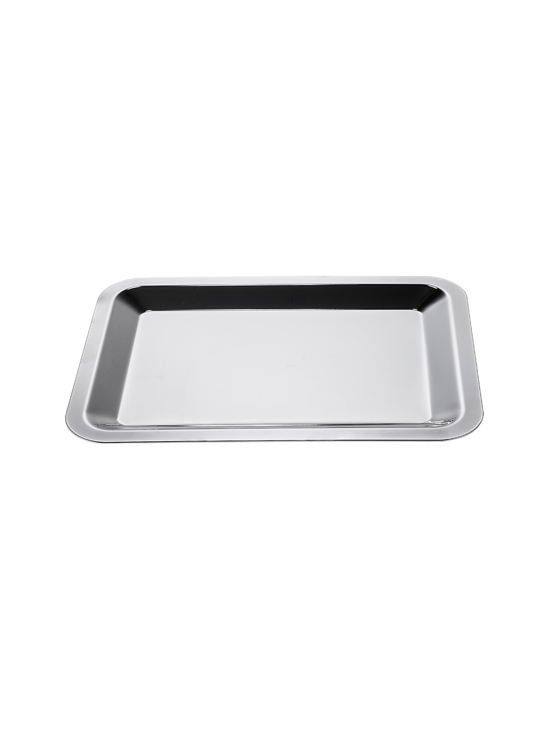 Keyif Metal Dikdörtgen Tepsi Silver