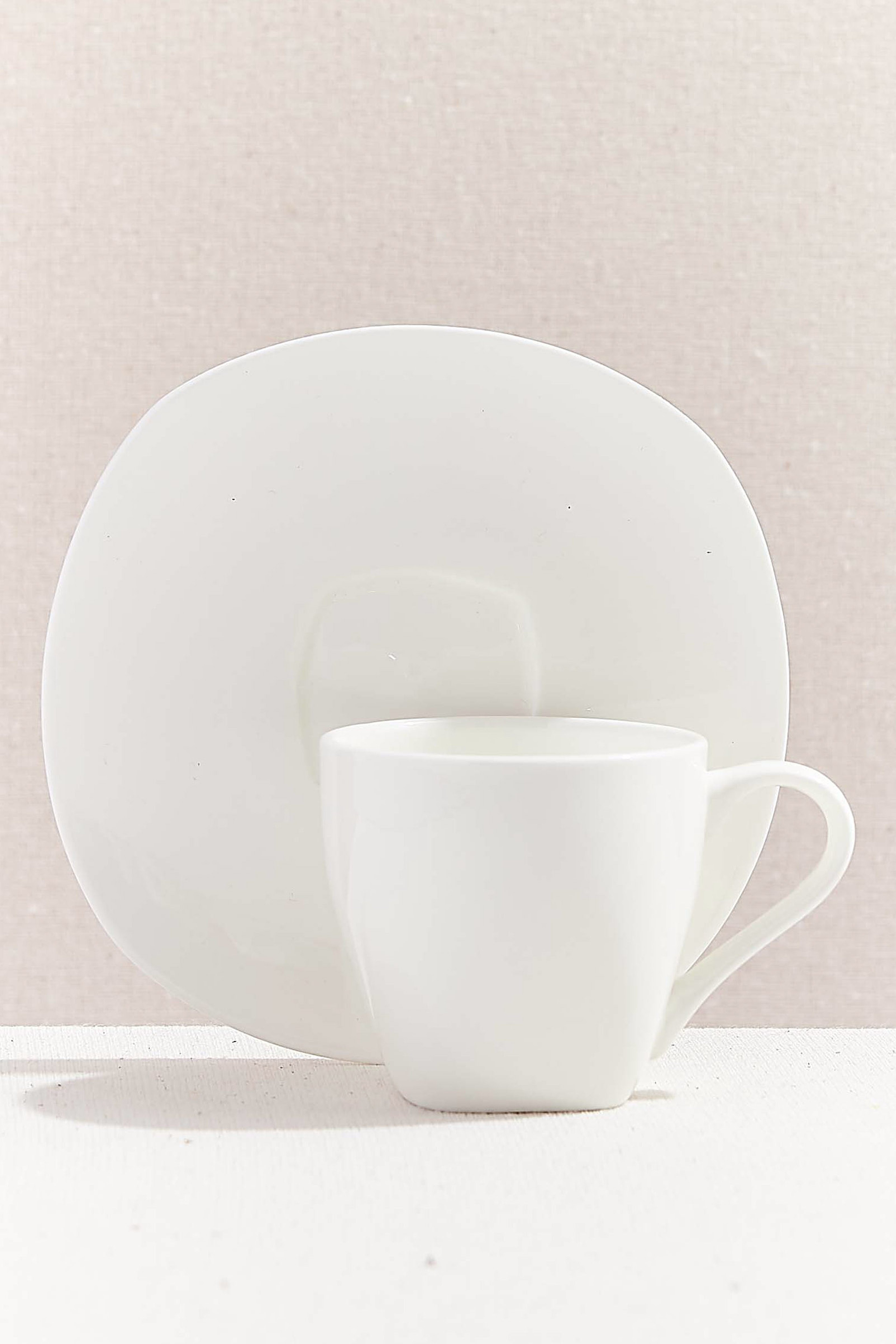 Cubic Porcelain Espresso Cup