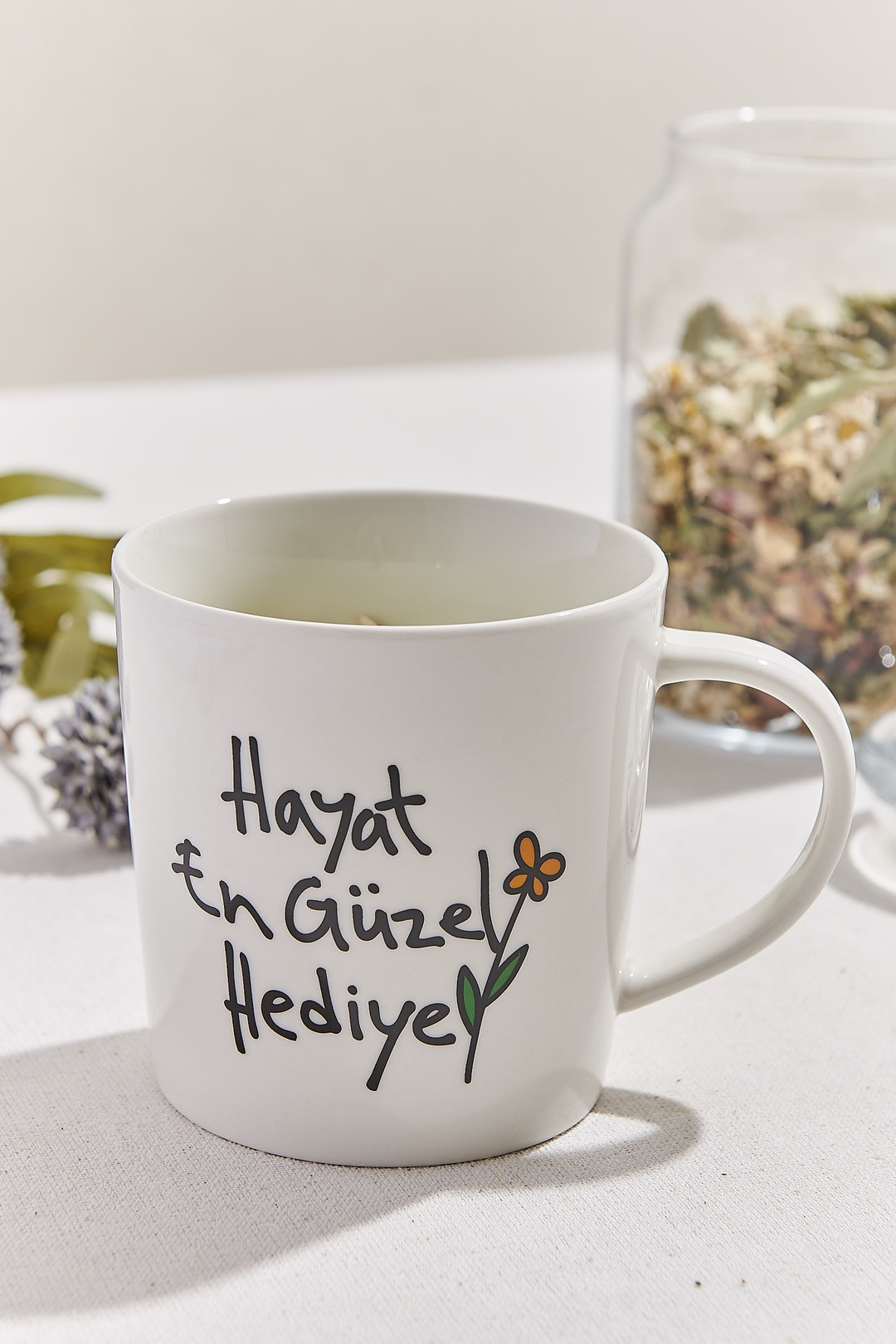 Hayat En Güzel Hediye Porselen Kupa