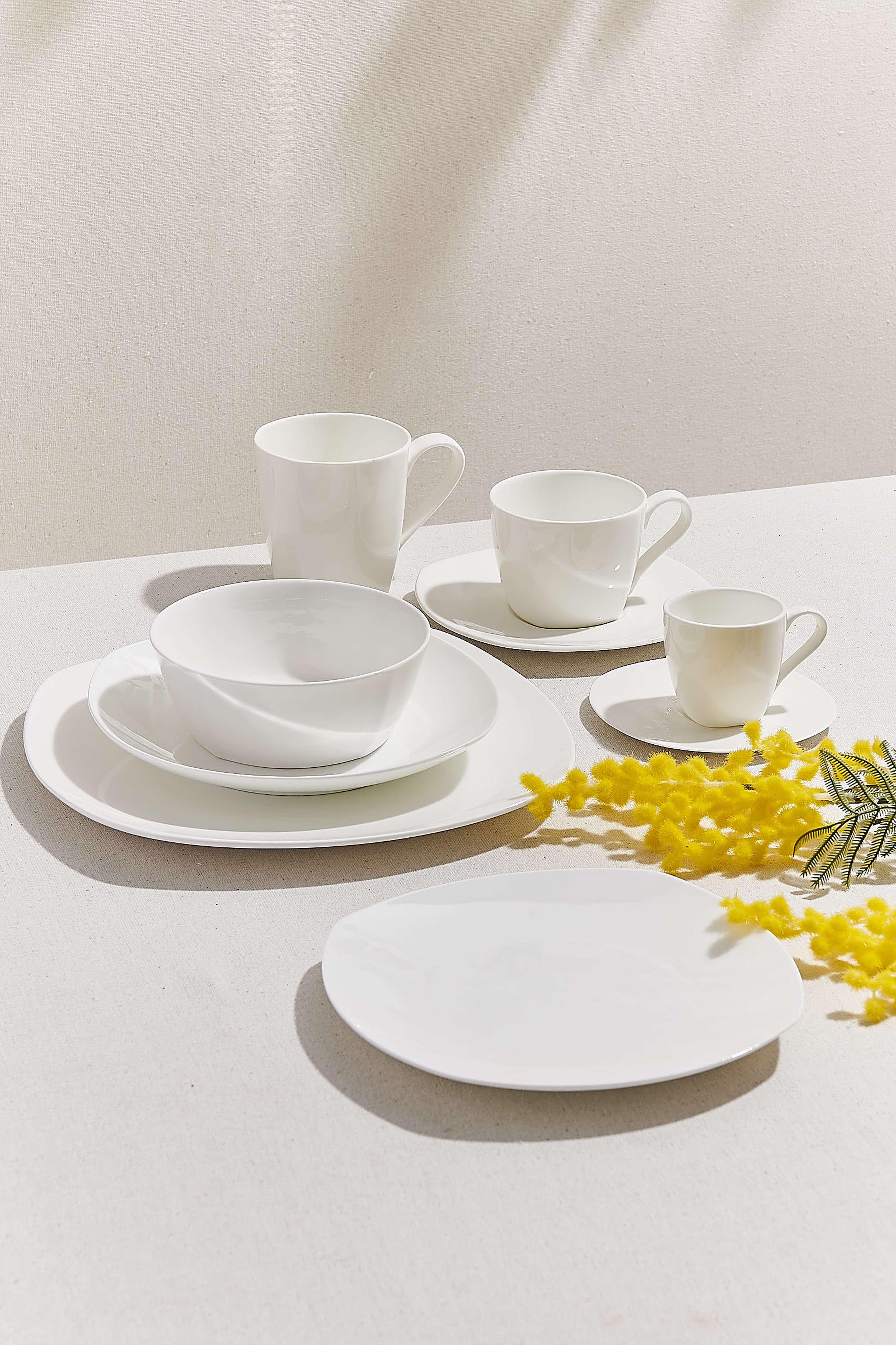 Cubic Porselen Pasta Tabağı