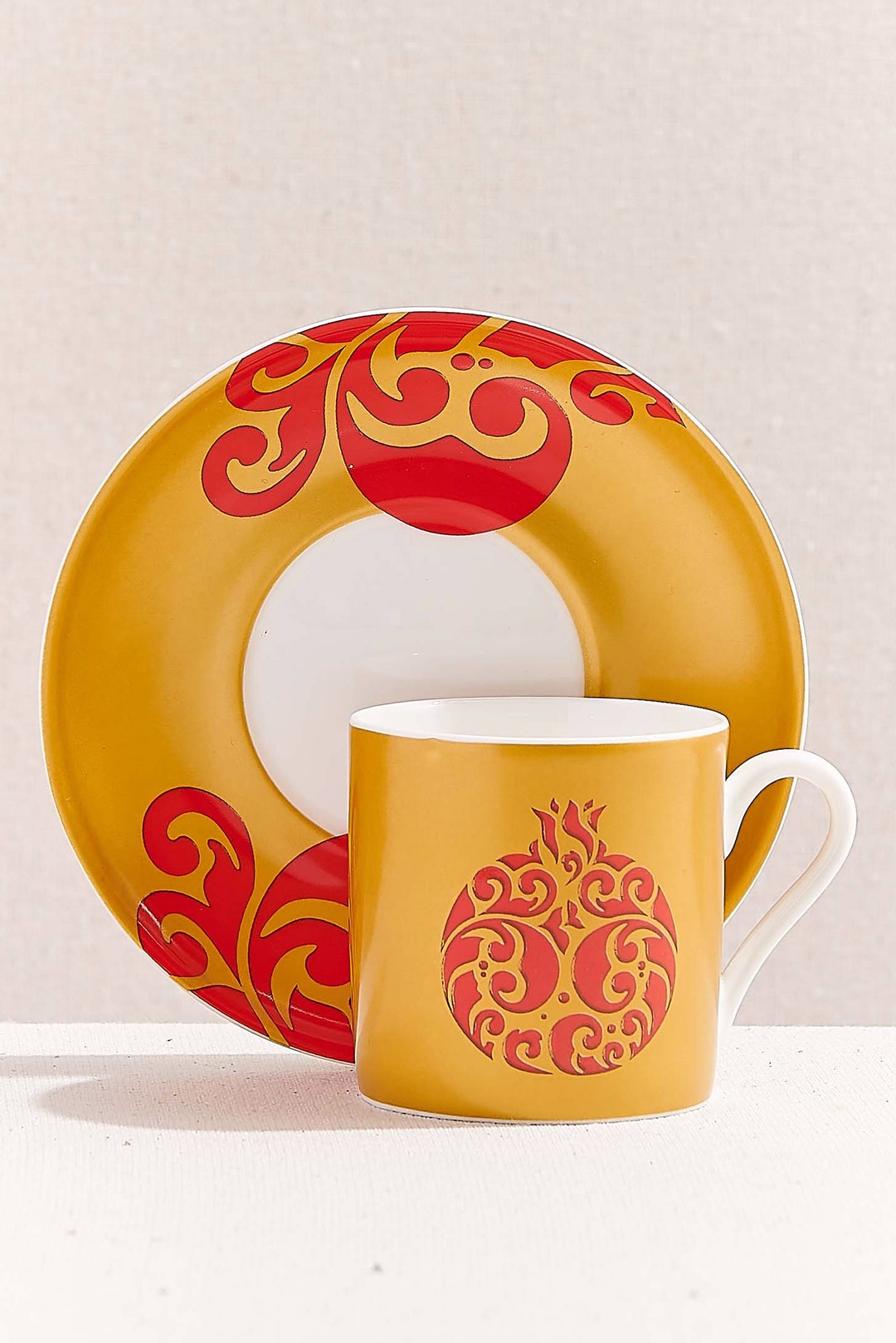 Pomegranate Porselen Espresso Fincanı