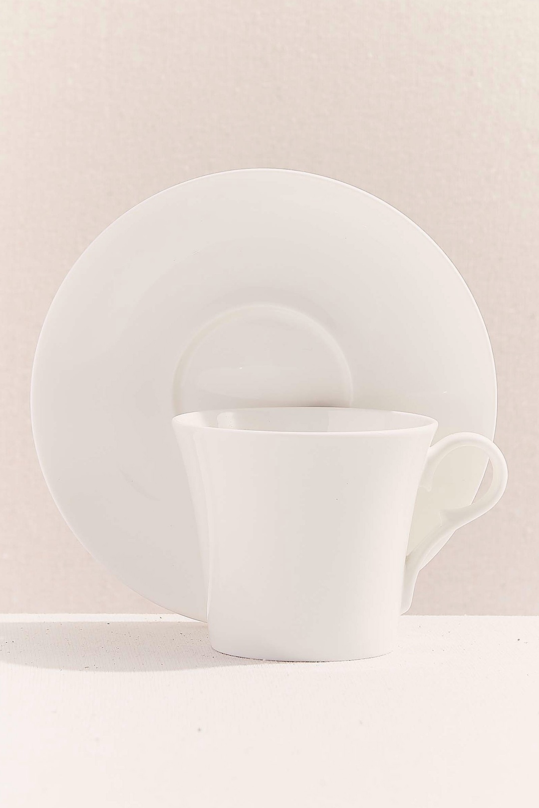 Element Porselen Çay Fincanı Beyaz