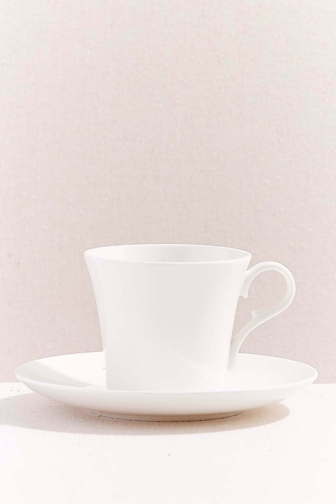 Element Porselen Çay Fincanı Beyaz