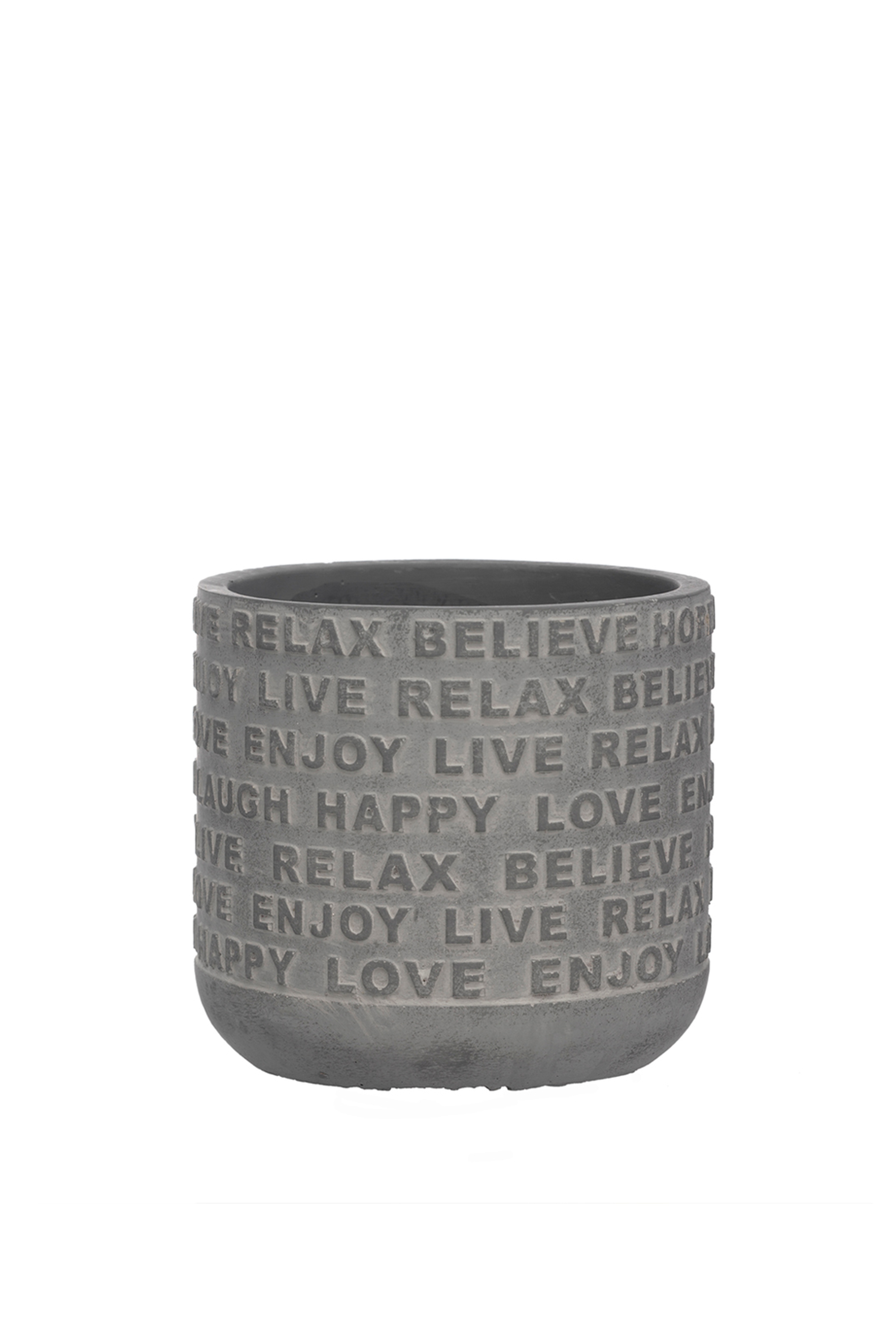 Smoked Life Concrete Flower Pot S