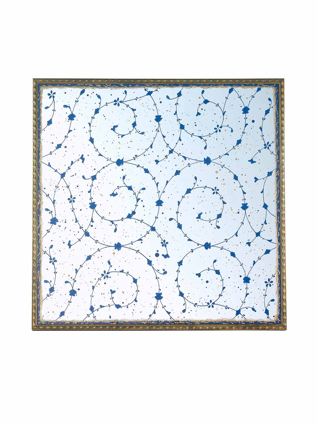 Haliç İşi Desen Ayna 42x42 cm