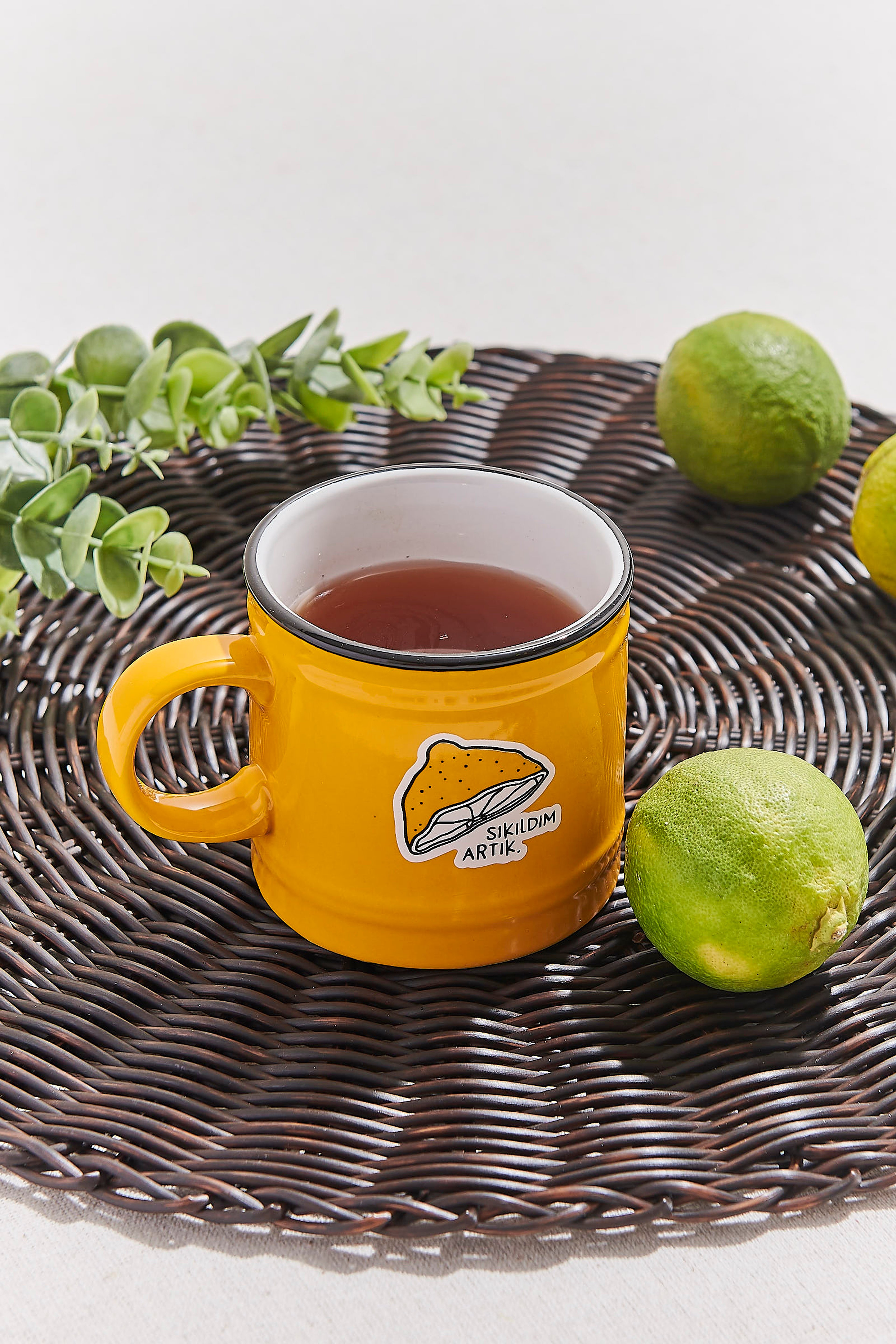 Hisli Şeyler Limon Kupa Sarı