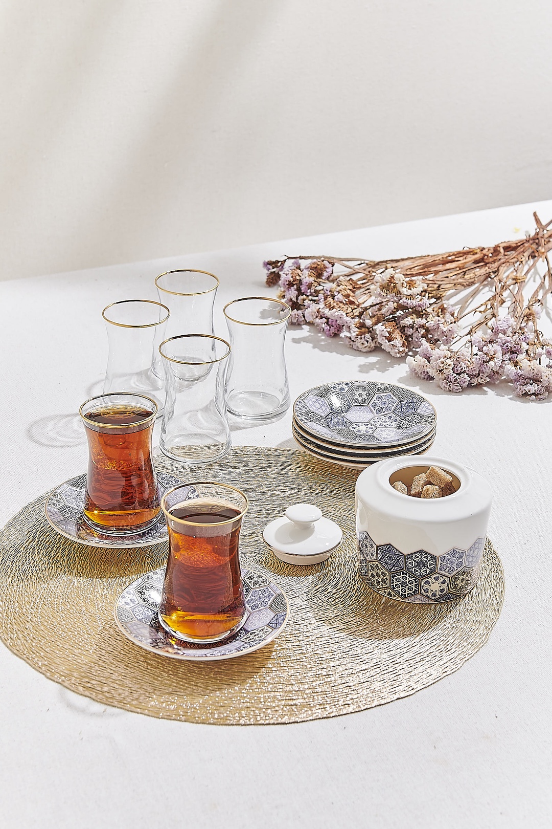 Çinili Çay Seti