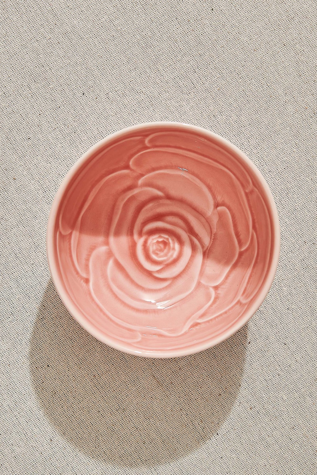 Rose Seramik Salata Kase Pembe