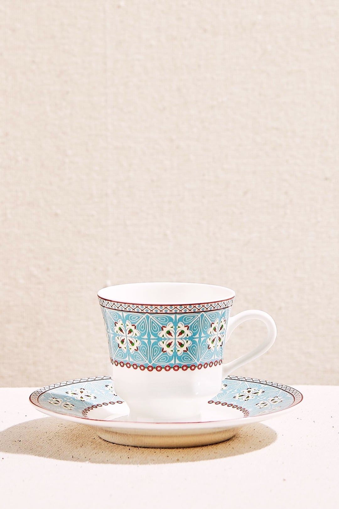 Hereke Porselen Espresso Fincanı Mavi