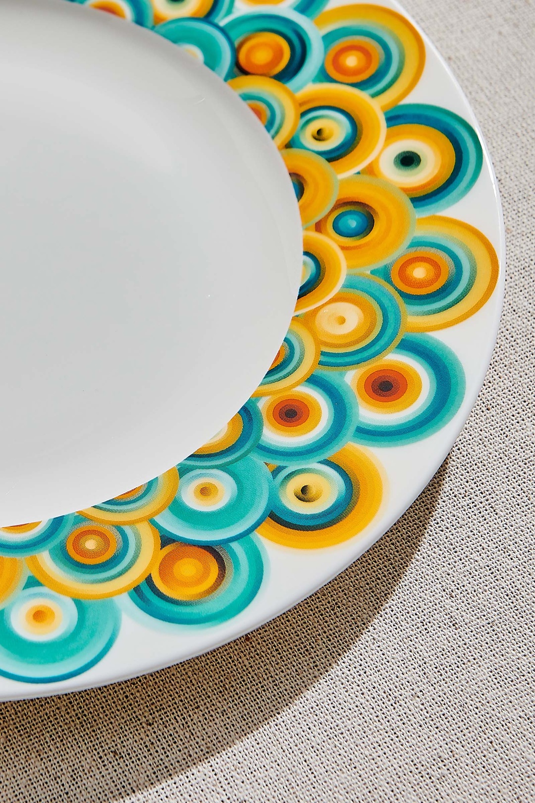 Bubble Art Porselen Pasta Tabağı