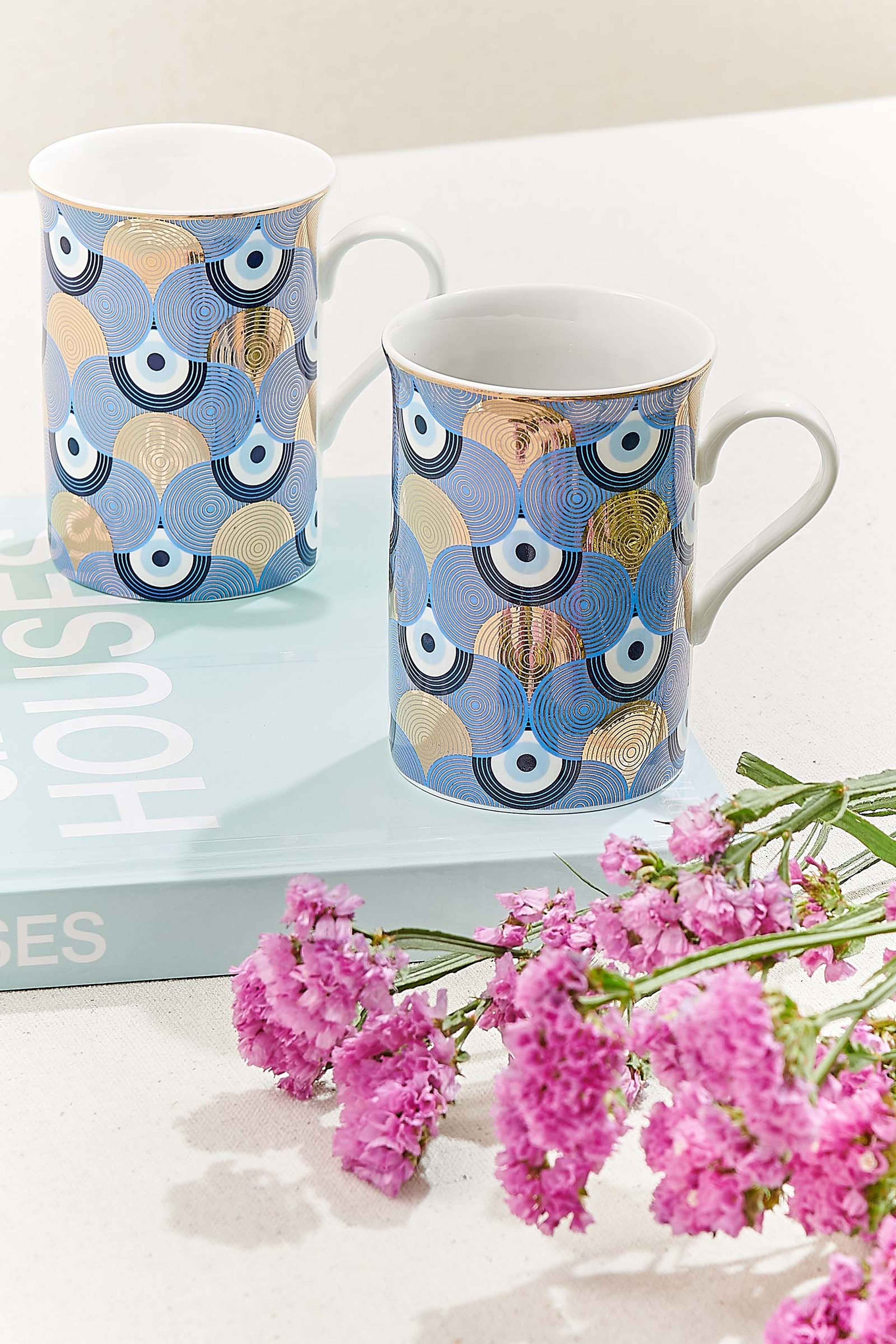 Evil Eye Ring Mug Set of 2