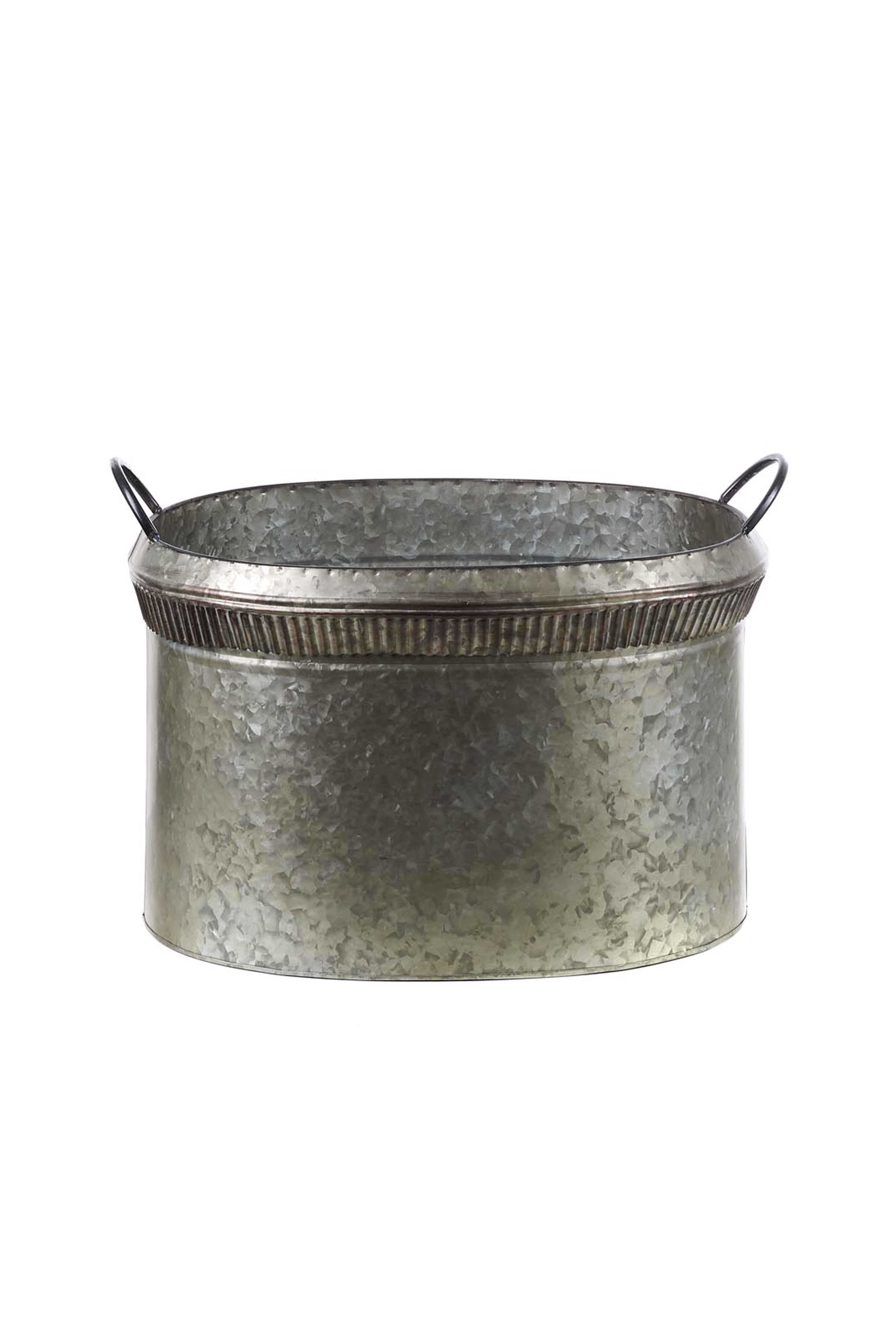 Silver Toros Metal Dekoratif Sepet M