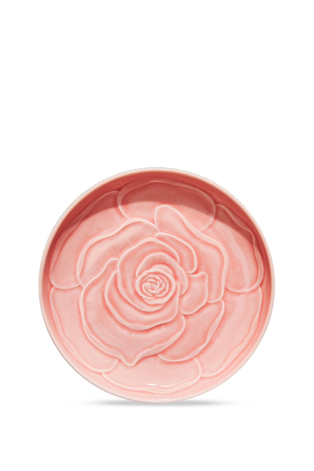 Rose Seramik Çukur Tabak Pembe