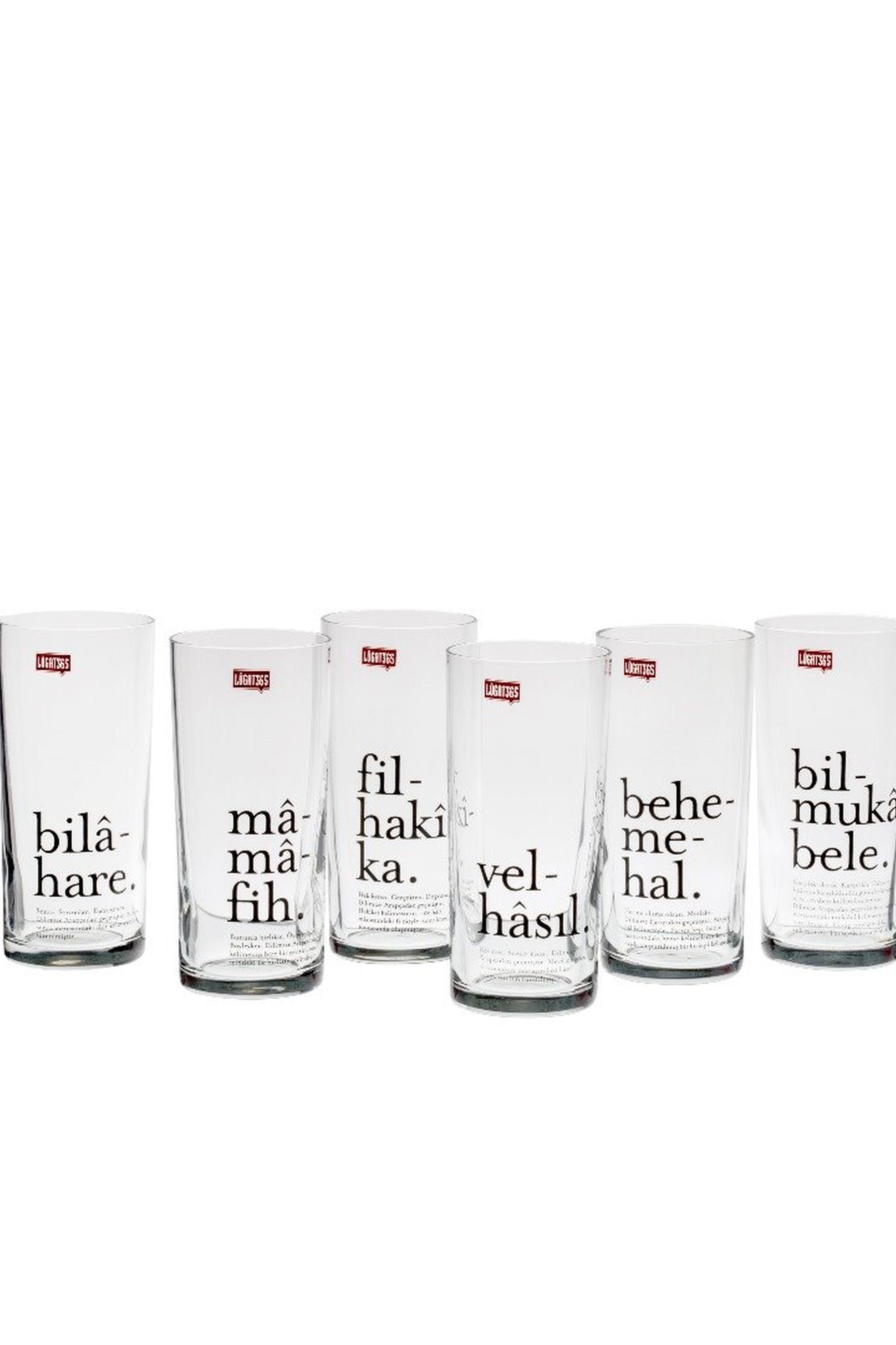 Lügat 365 Rakı Seti 6'lı