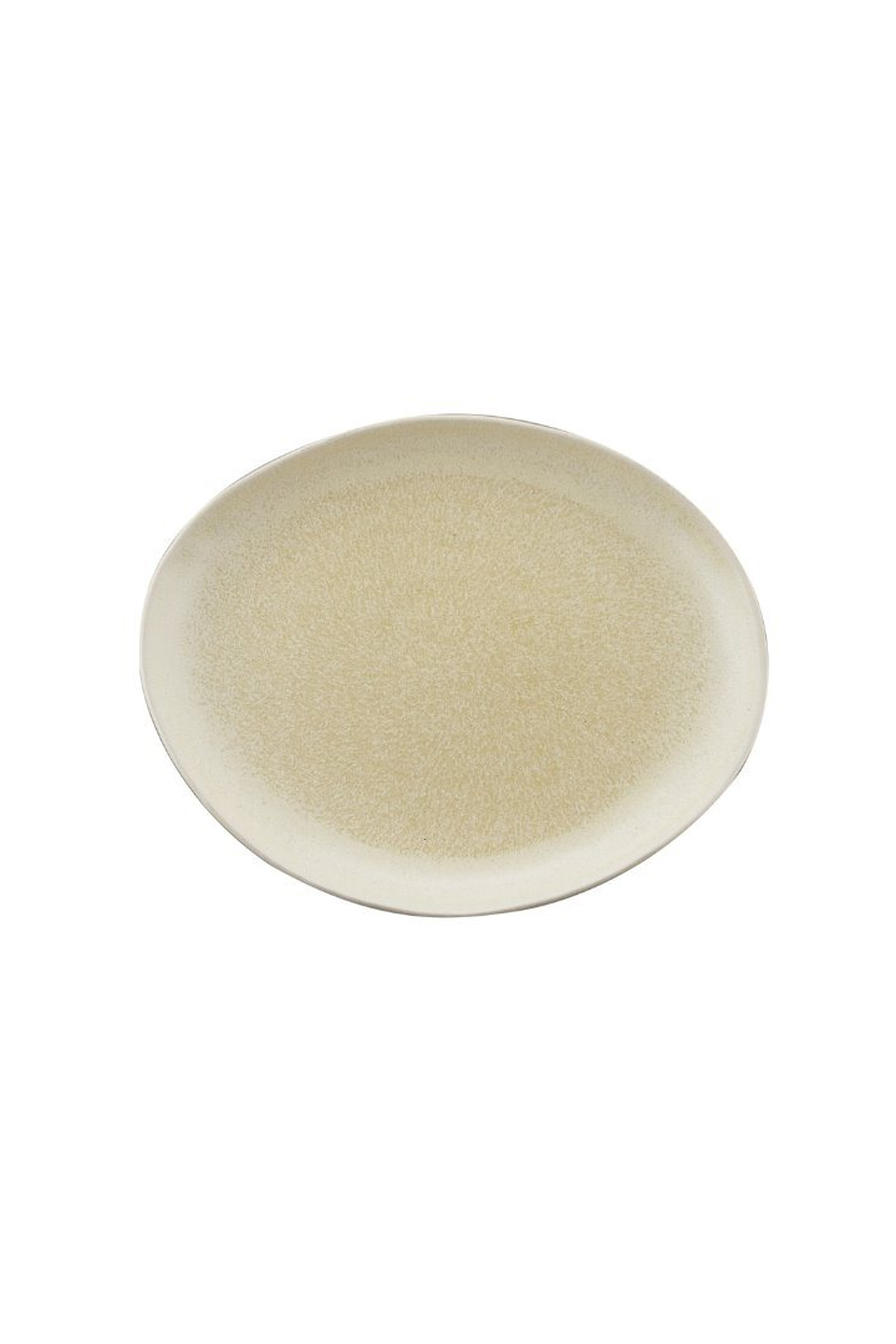Petra Cream Ceramic Cake Plate