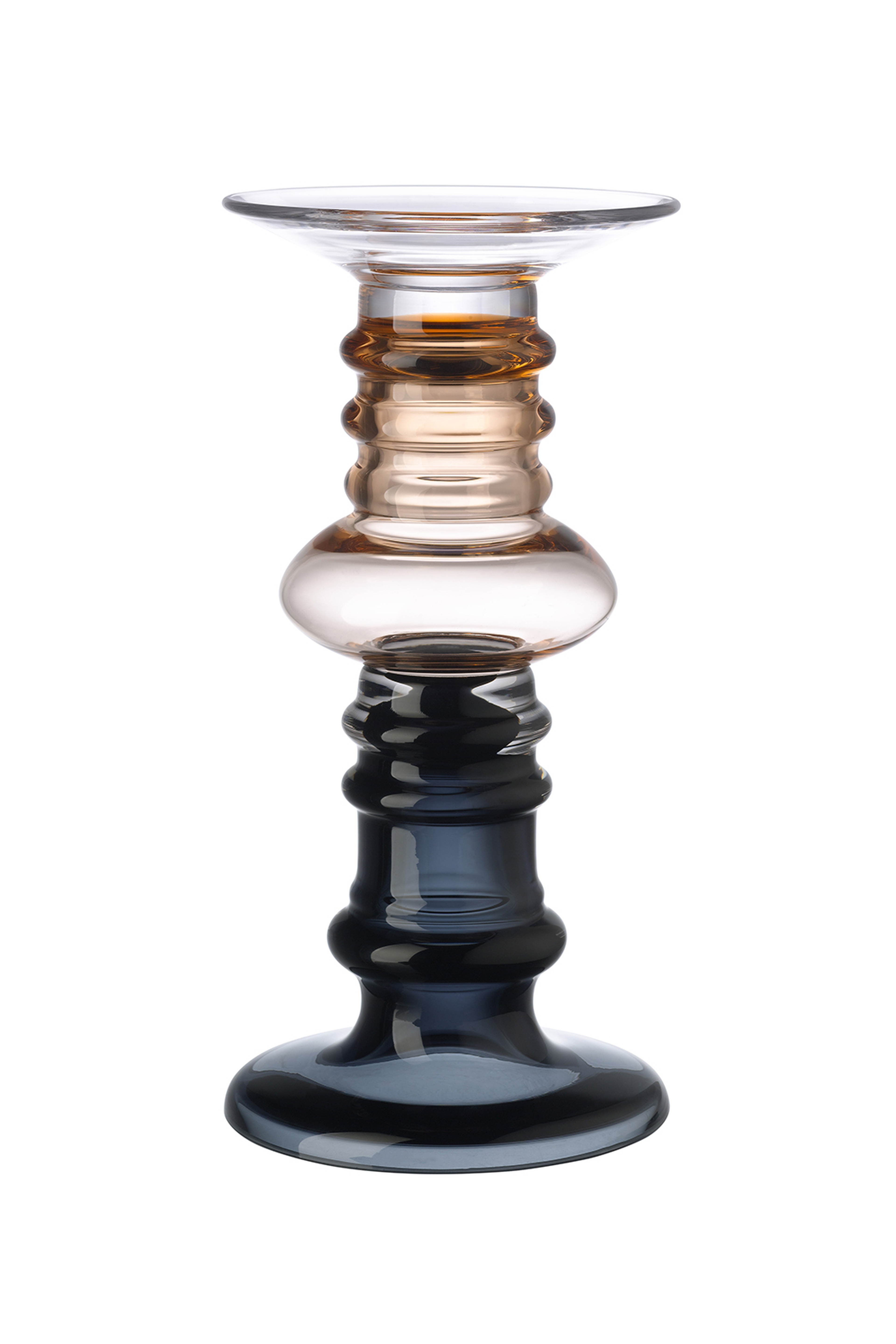 Navy Blue Bohemian Candle Holder