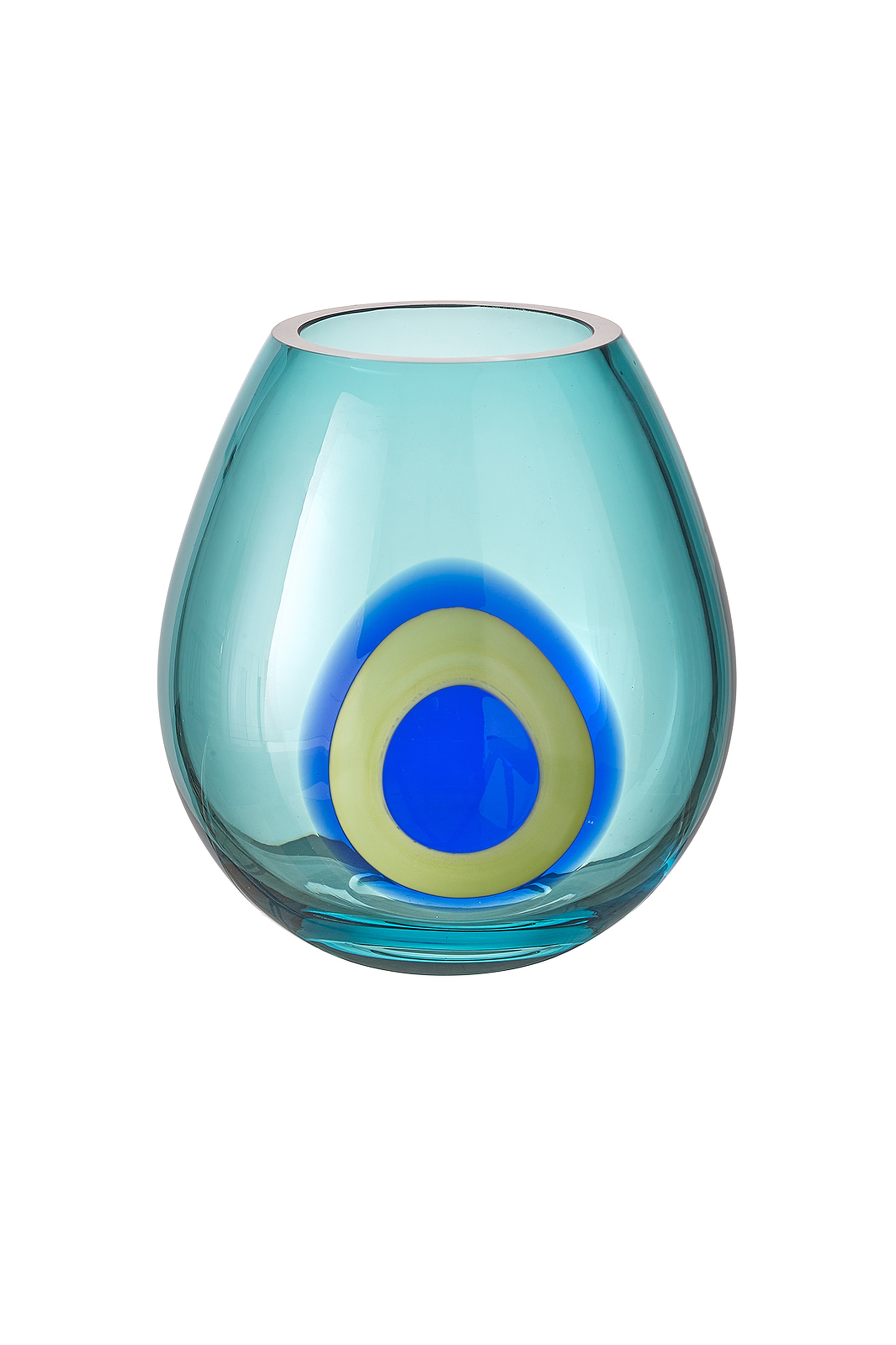 Nazar Vase 19 Cm Turquoise / Green