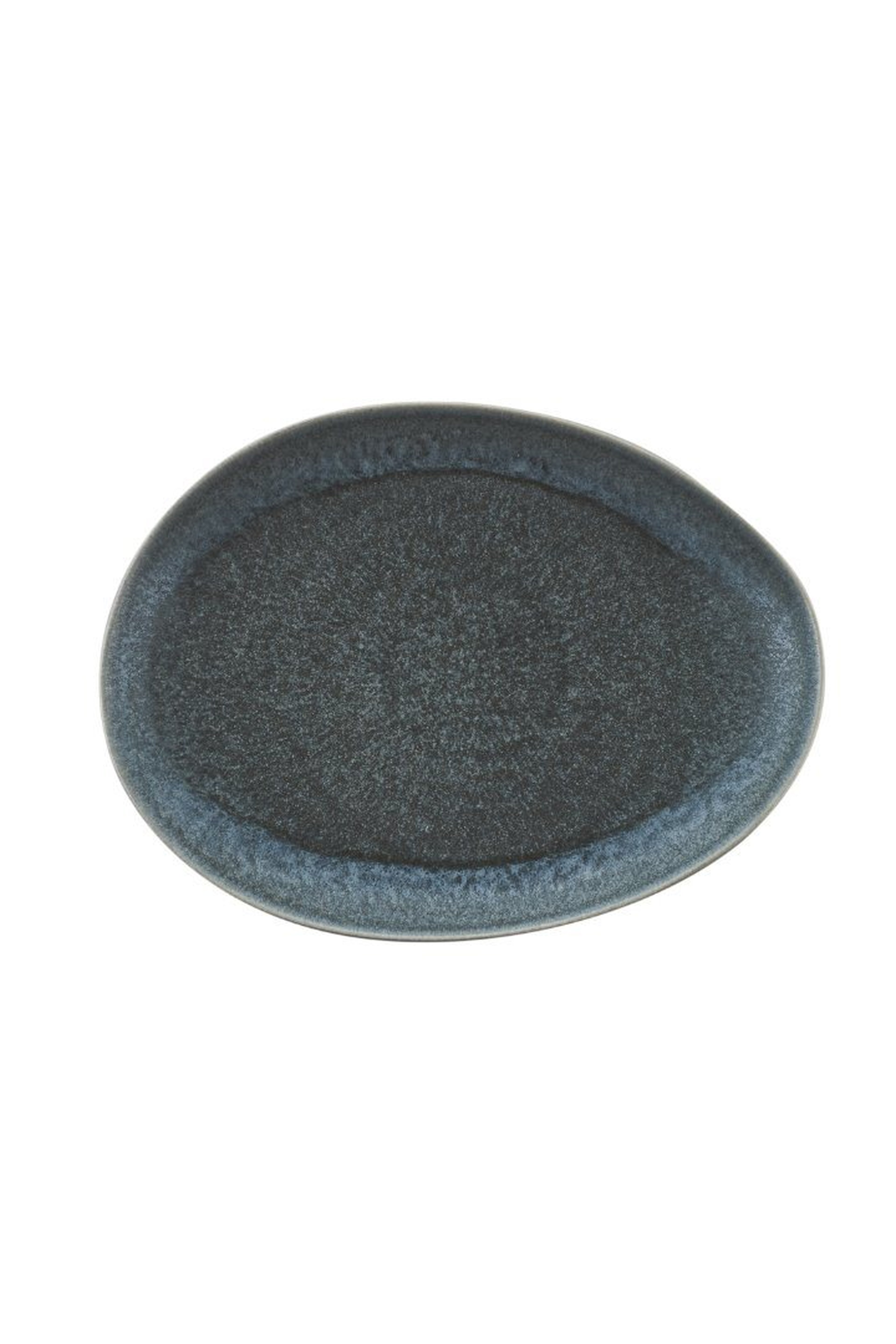 Gray Petra Ceramic Dinner Plate