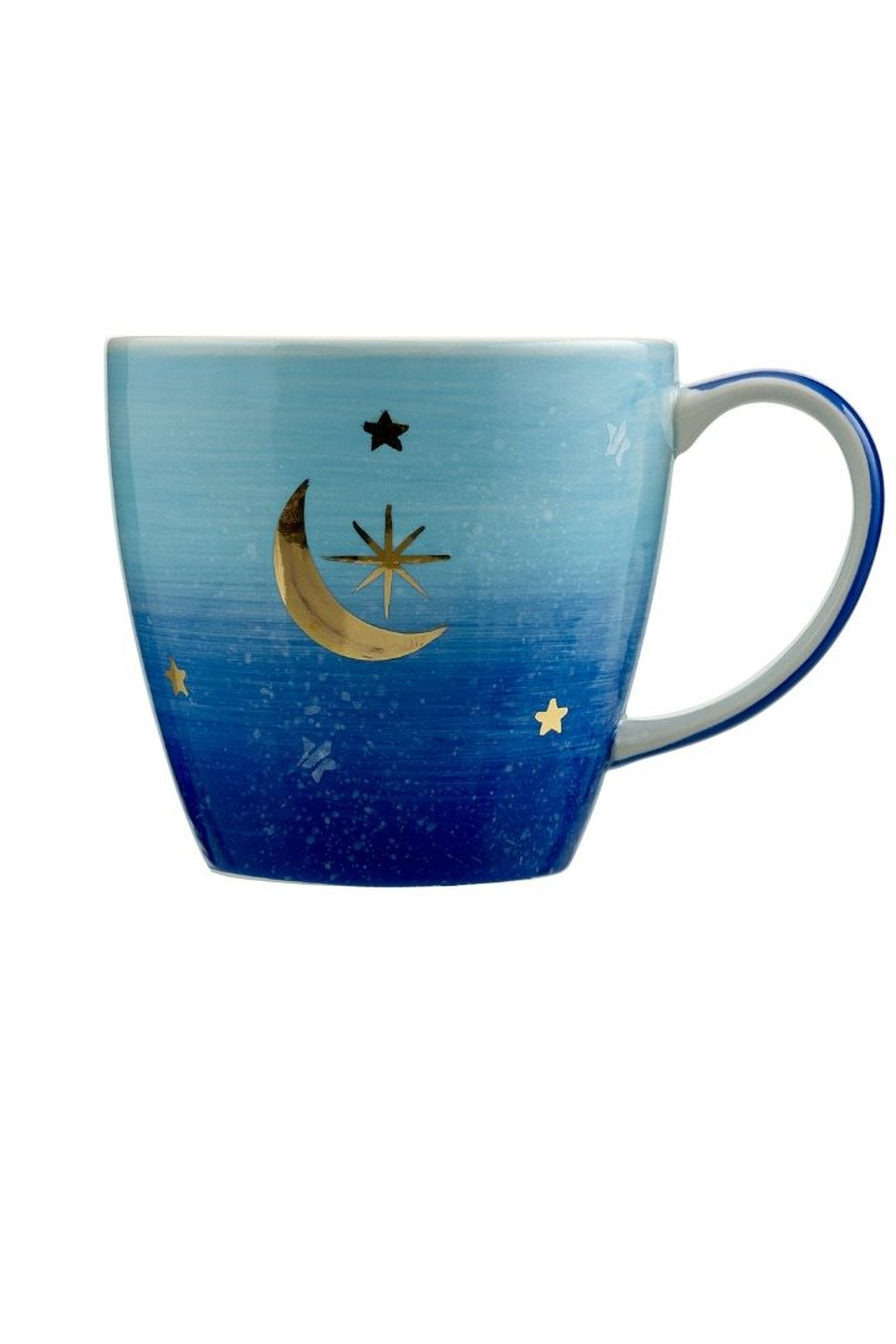 Starry Night Seramik Kupa Mavi