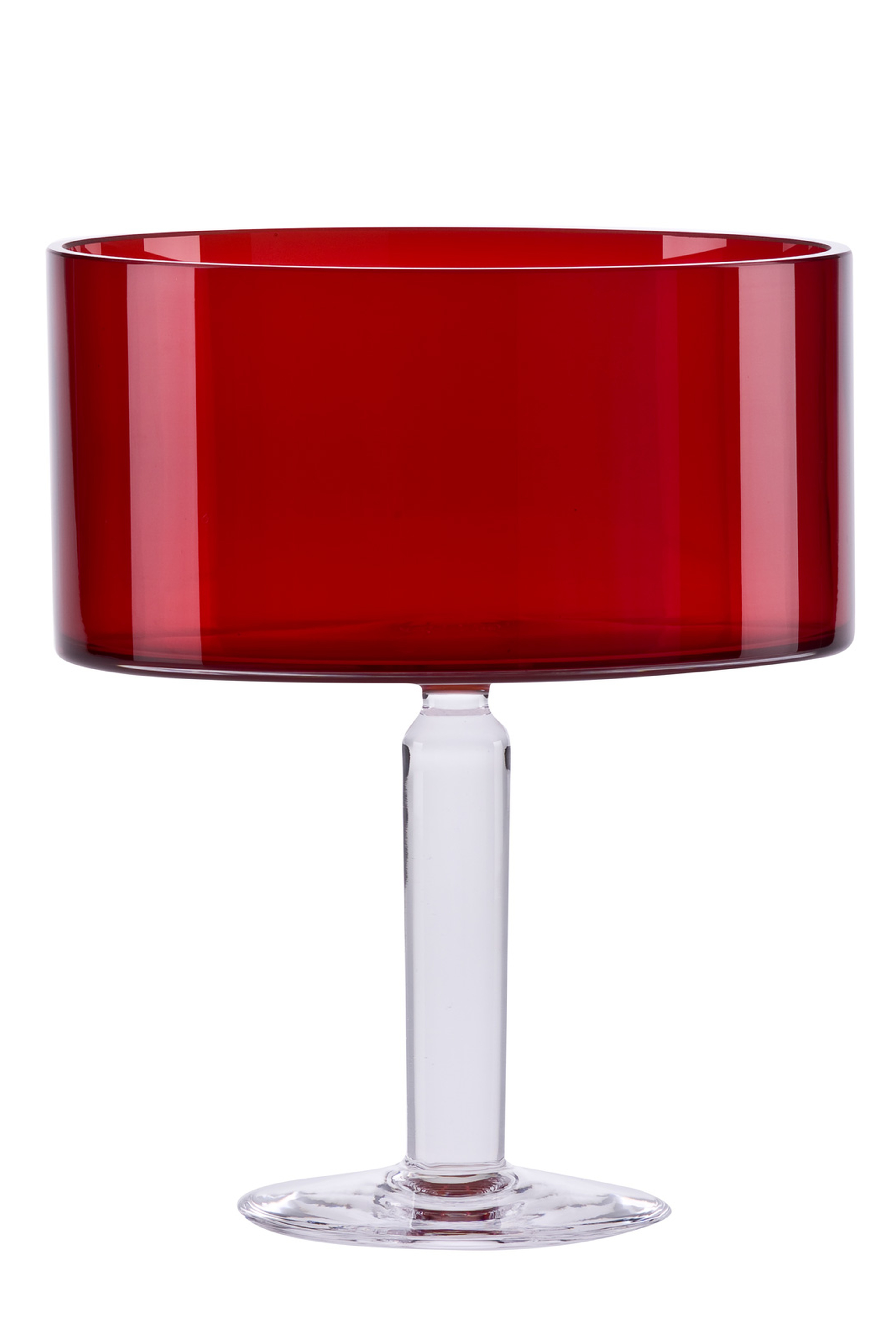 Kırmızı Ayaklı Servis 18 cm