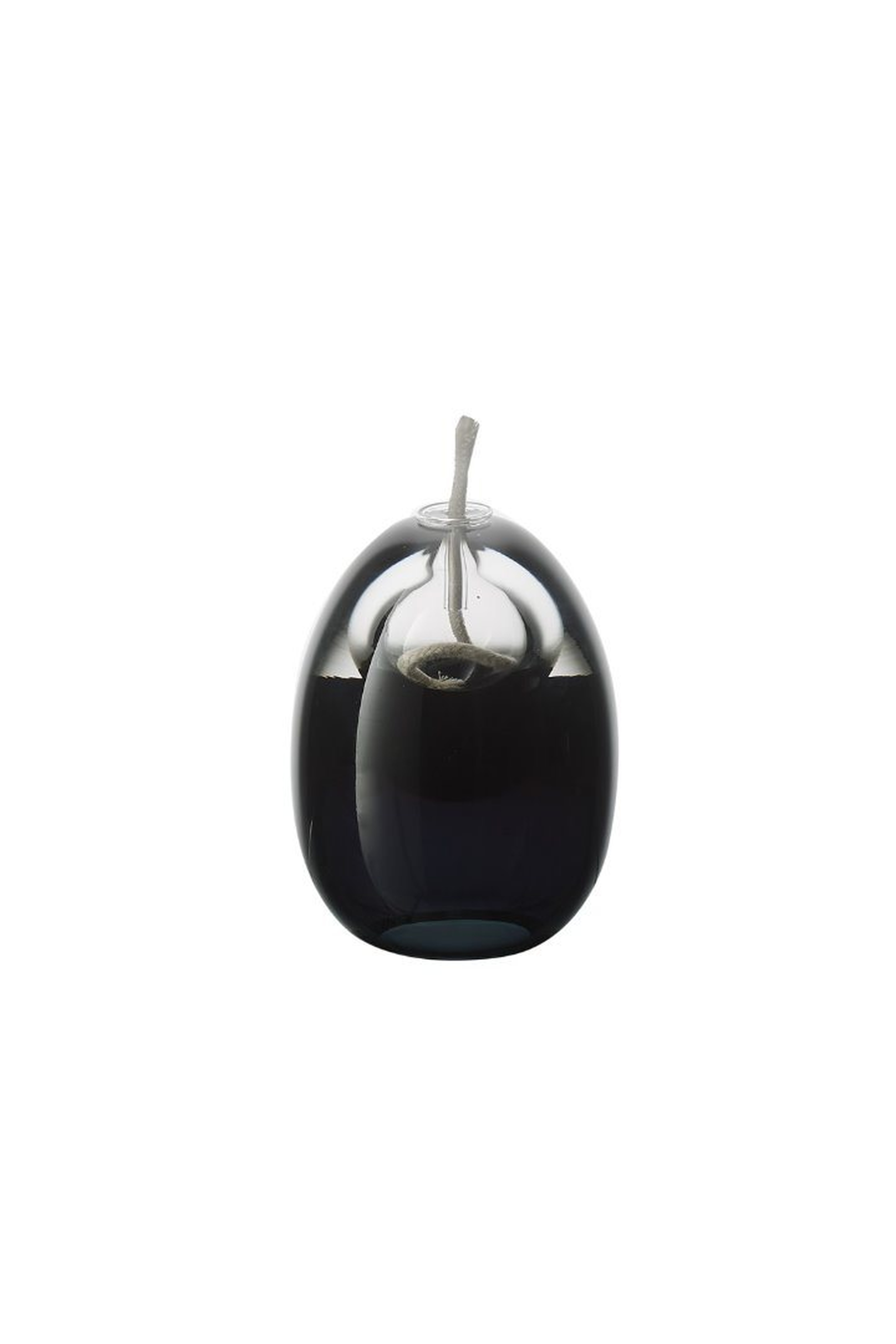 Navy Blue Small Egg Candle