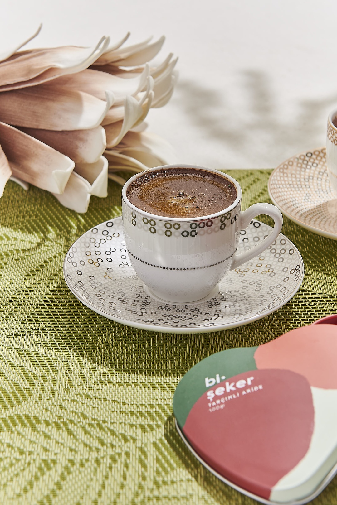 Zoom Porselen Kahve Fincanı Silver
