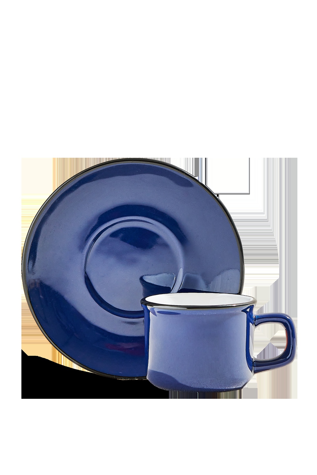 Electrum Seramik Espresso Fincanı Lacivert
