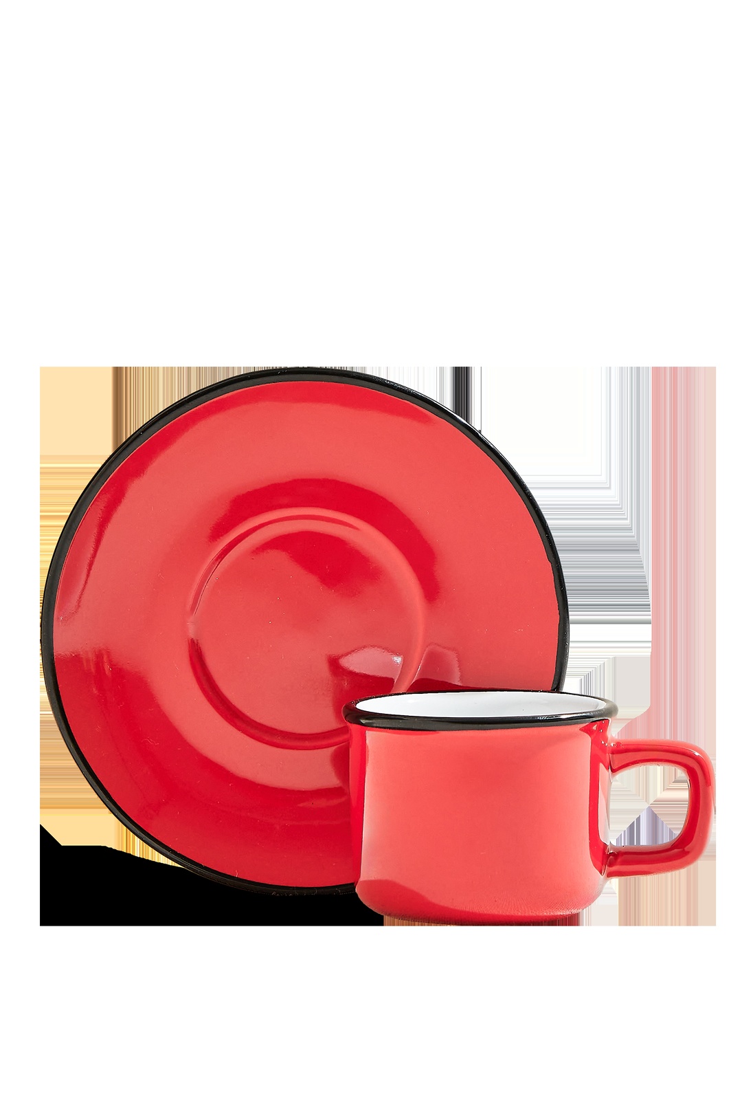 Electrum Seramik Espresso Fincanı Kırmızı