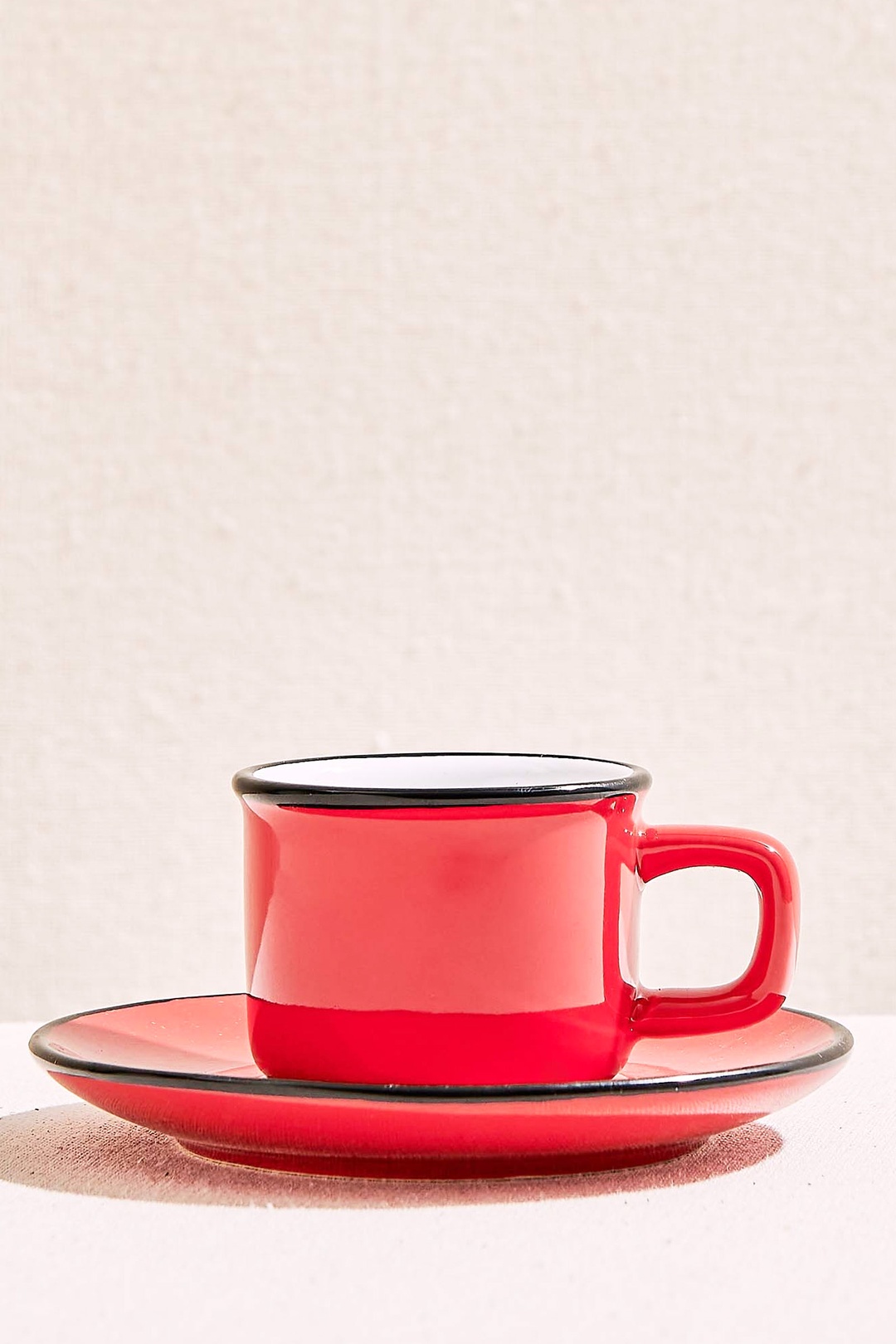 Electrum Seramik Espresso Fincanı Kırmızı