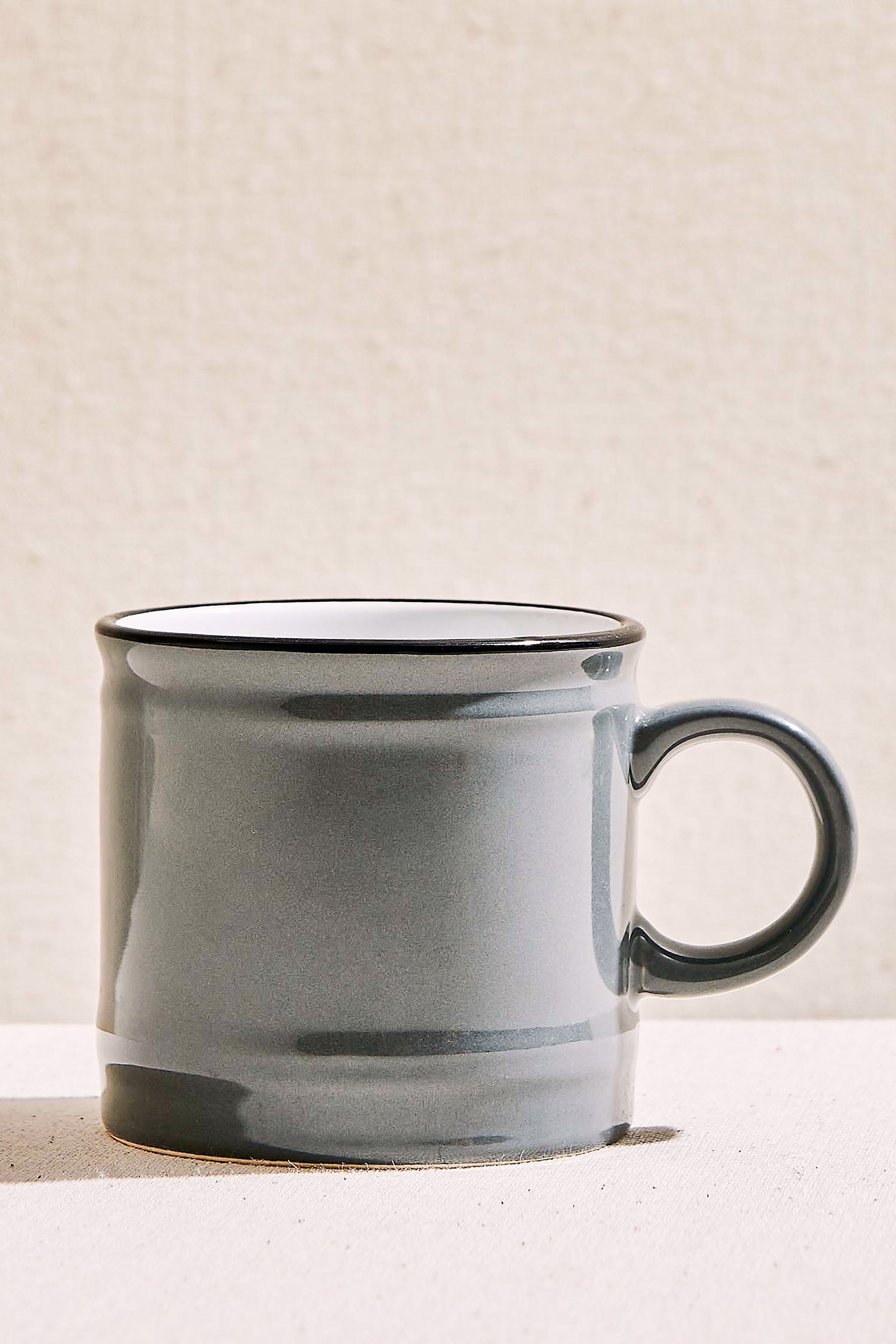 Gray Electrum Ceramic Mug